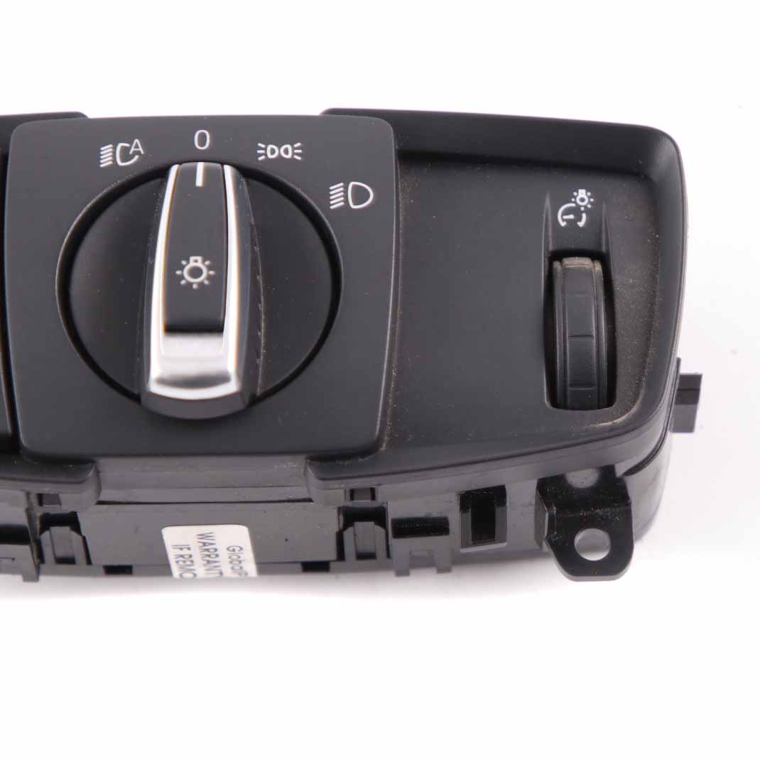 Light Switch BMW F20 F30 F36 Control Element Headlight Headlamp Black 9393947