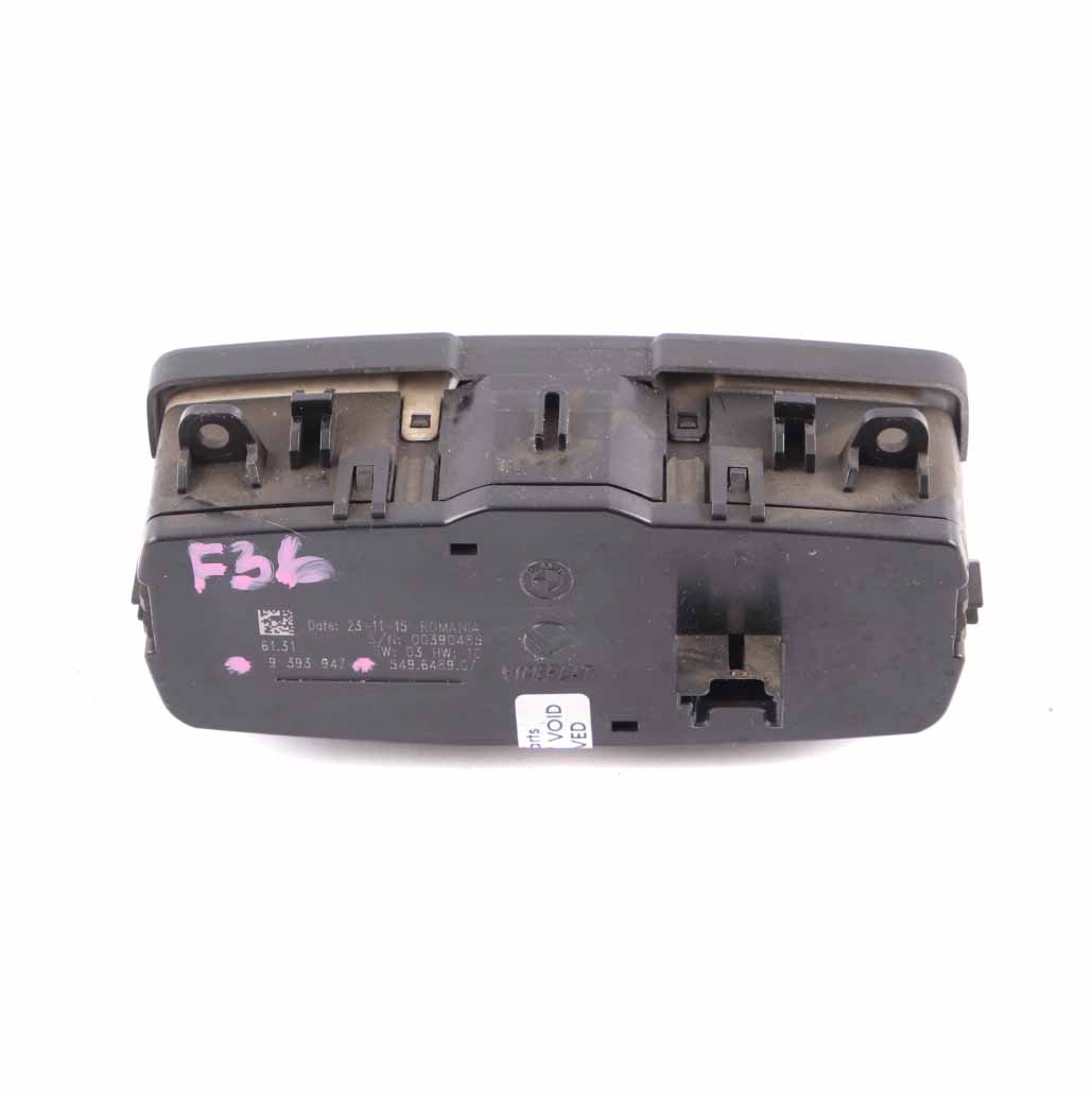 Light Switch BMW F20 F30 F36 Control Element Headlight Headlamp Black 9393947