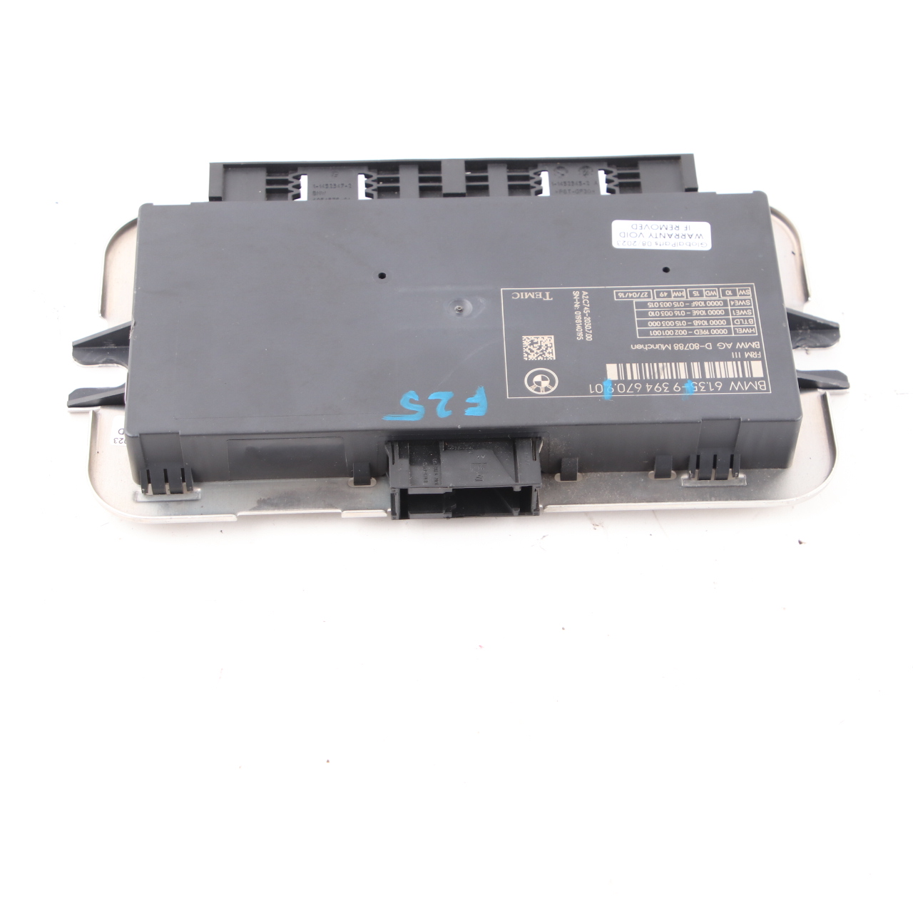 BMW F25 Footwell Light Control Module ECU Unit FRM3 III TEMIC 9394670