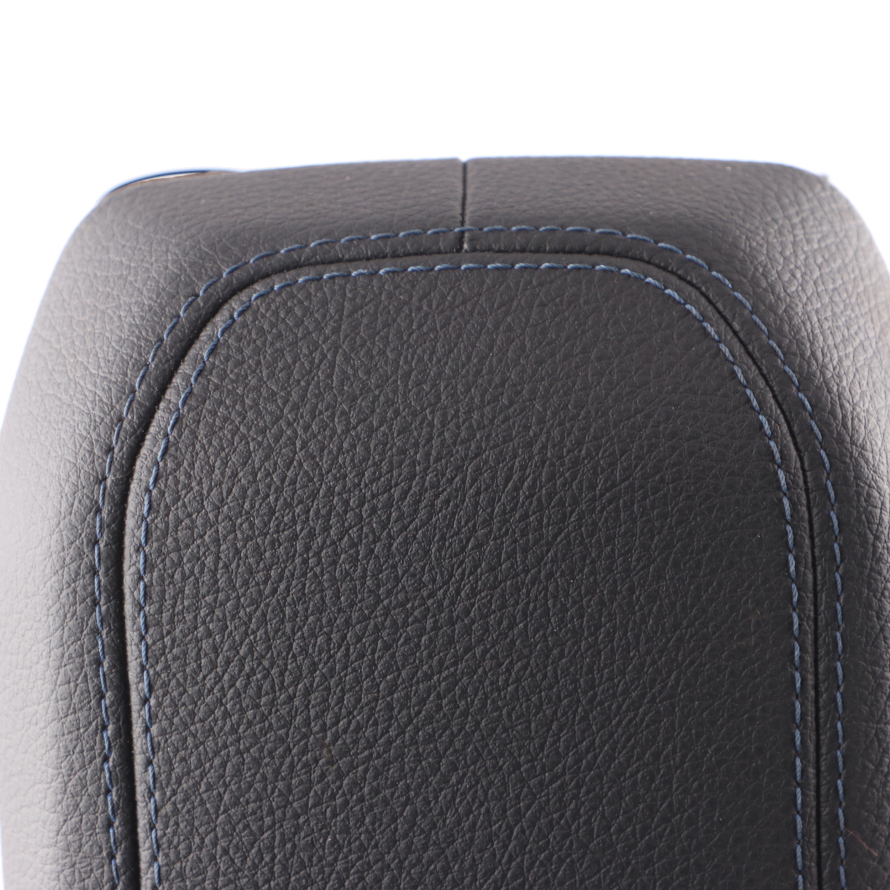 BMW F40 Centre Console Armrest Miko Leather Dakota Black Blue Stitching 9460090