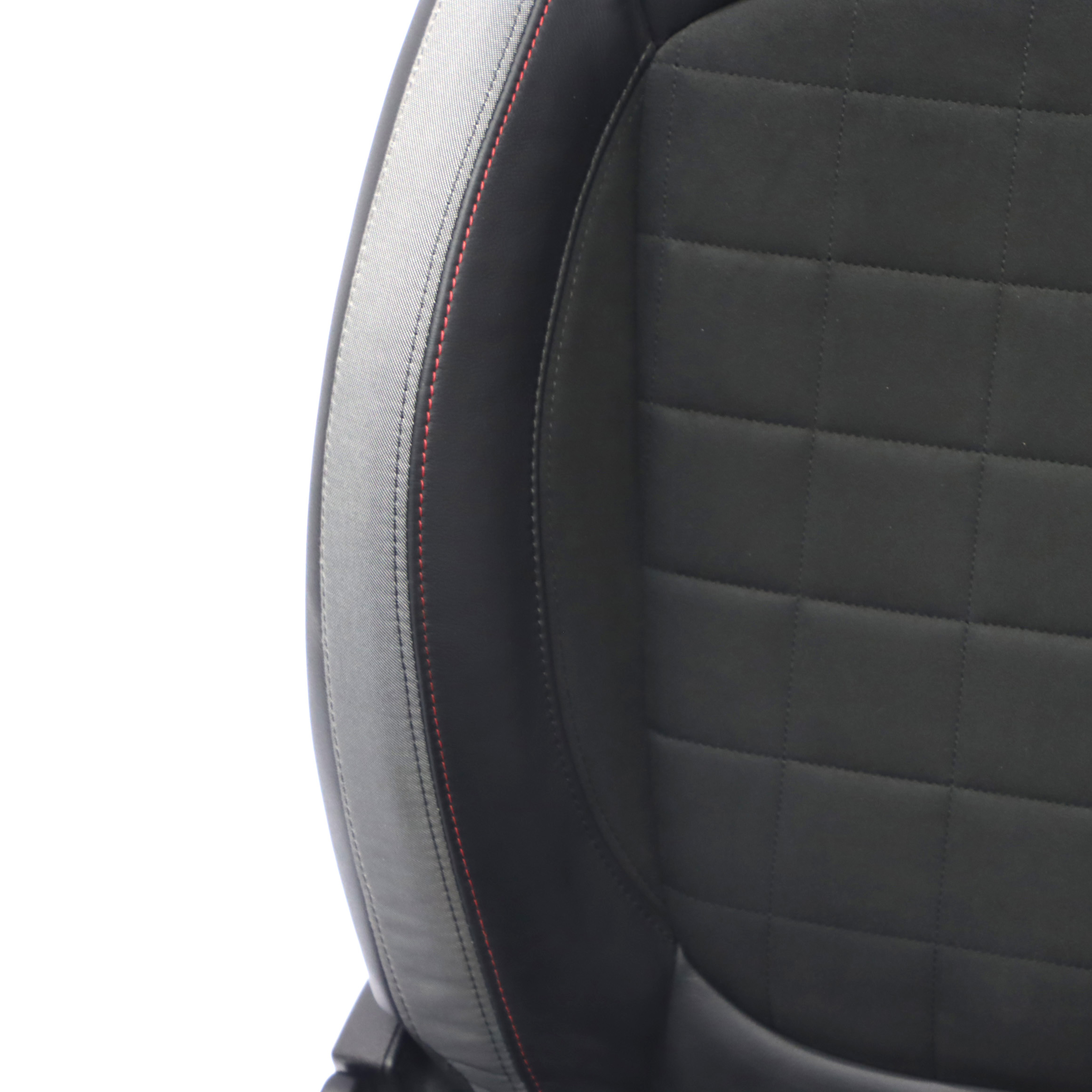 Mini JCW F60 Front Right O/S Heated Leather Seat Dinamica Carbon Black / Grey