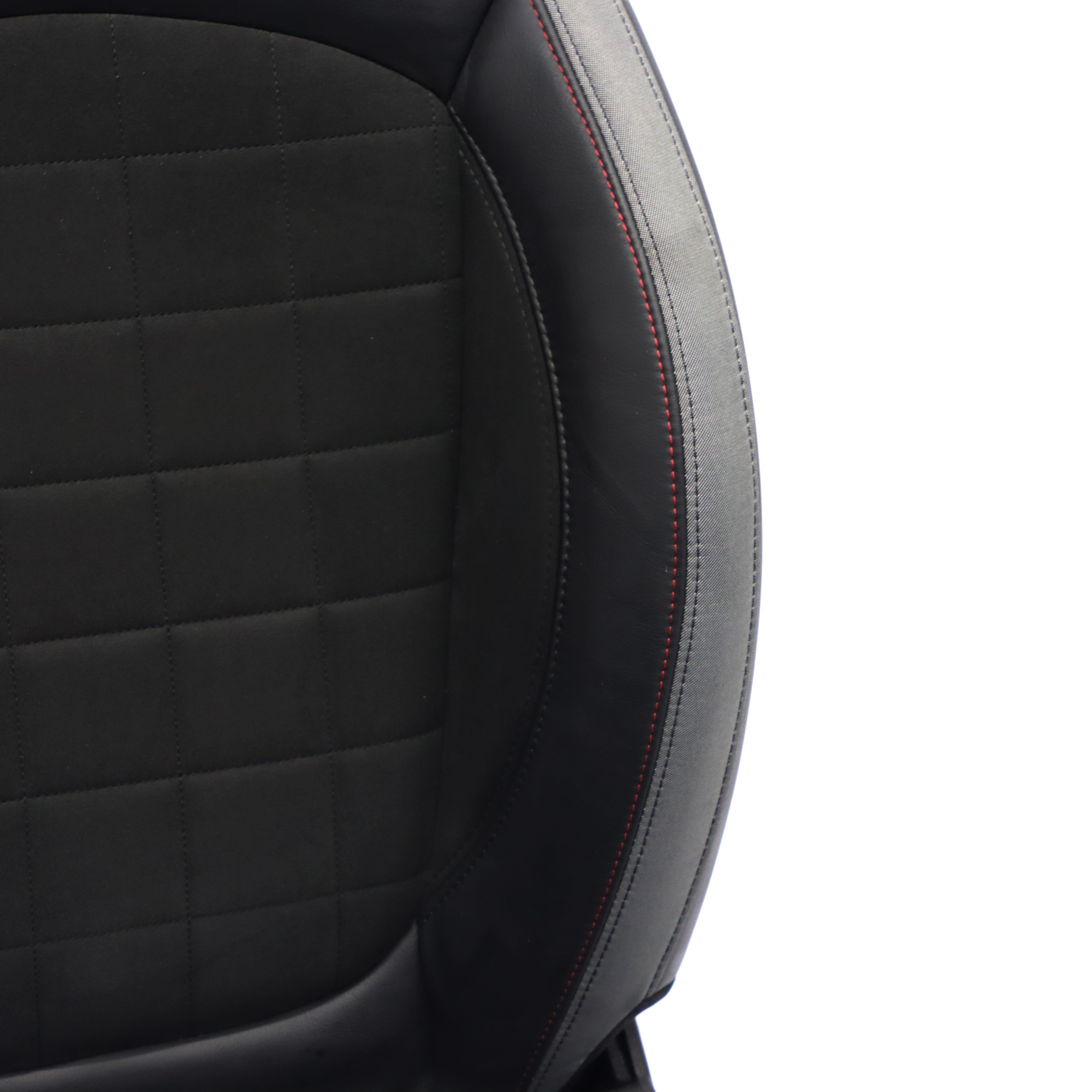 Mini JCW F60 Front Right O/S Heated Leather Seat Dinamica Carbon Black / Grey