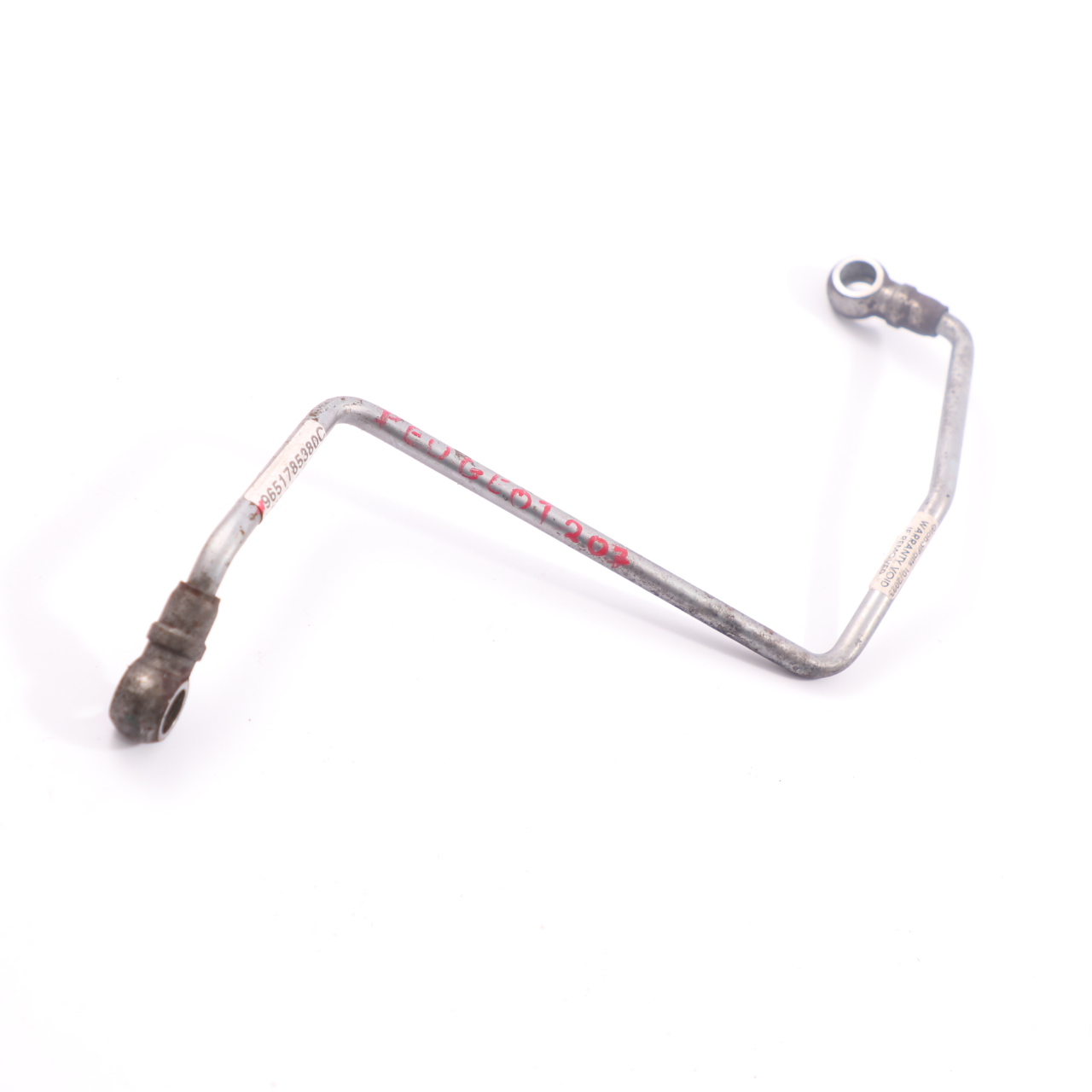 Peugeot 207 Oil Pipe Turbocharger Turbo Line Hose 1.6 HDI 9651785380C