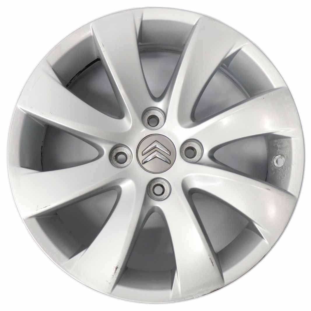 Citroen C4 Picasso Silver Alloy Wheel Rim 16" ET:26 6,5J 9654385880