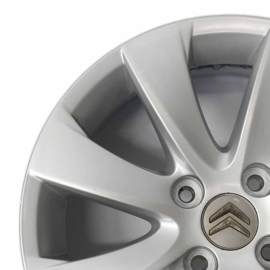 Citroen C4 Picasso Silver Alloy Wheel Rim 16" ET:26 6,5J 9654385880