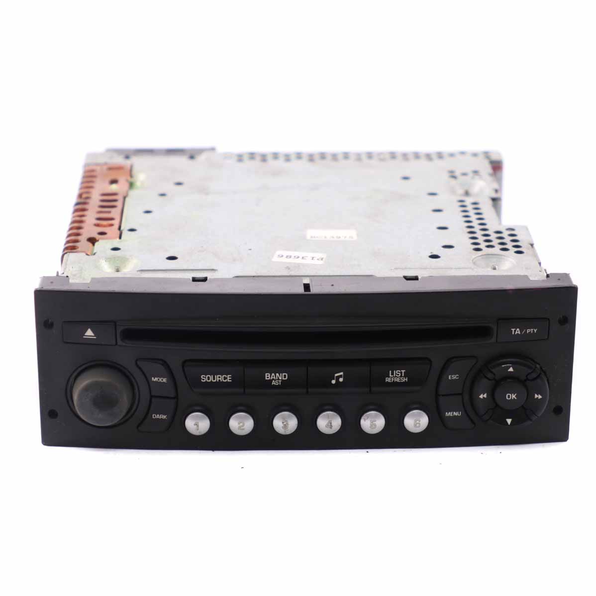 Peugeot 207 CD Player Radio Stereo Head Unit 96643697XT00