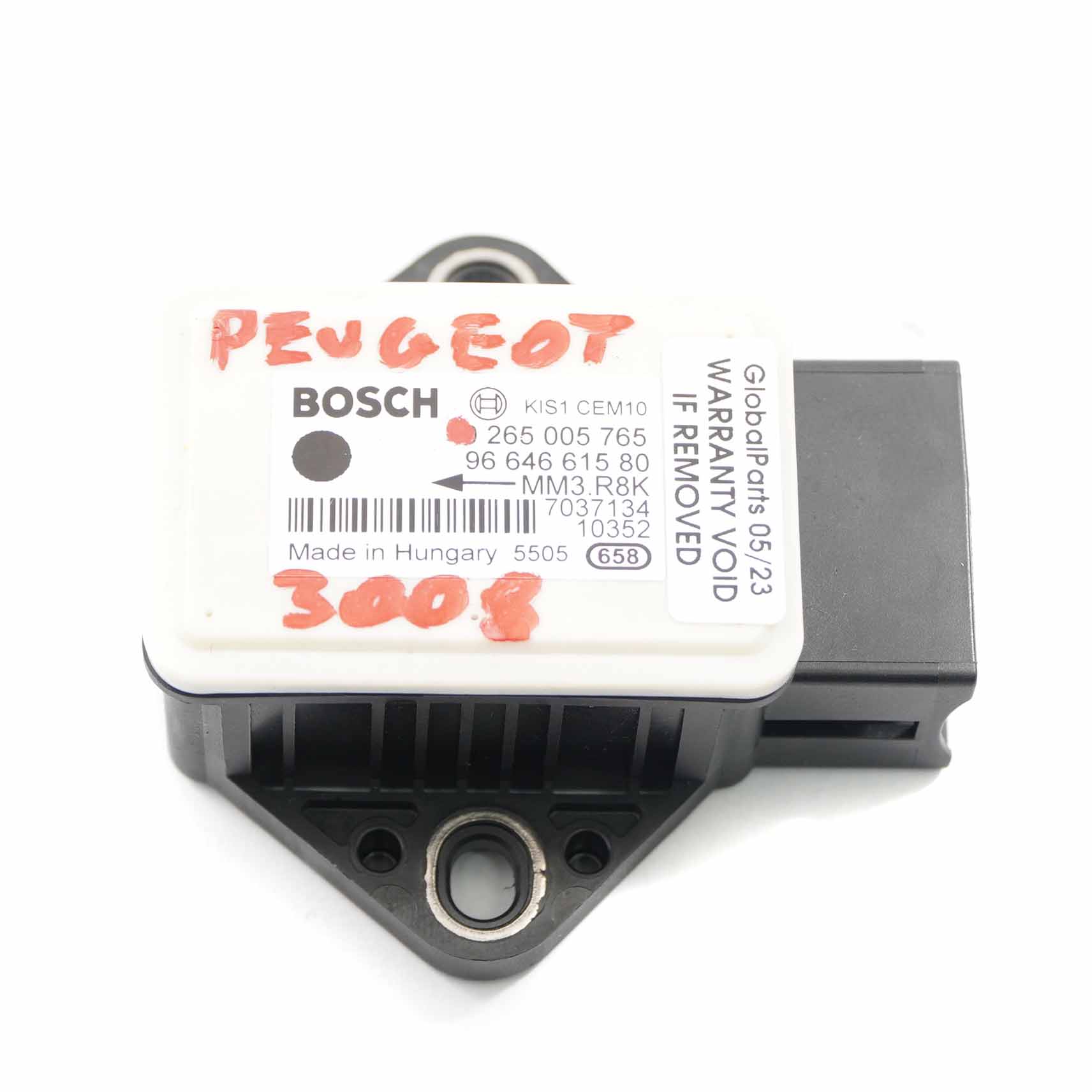 Peugeot 3008 Yaw Sensor ESP Rotation Rate Acceleration Control Unit 9664661580