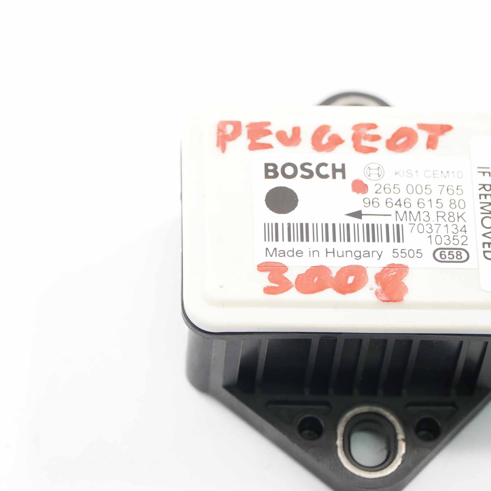 Peugeot 3008 Yaw Sensor ESP Rotation Rate Acceleration Control Unit 9664661580