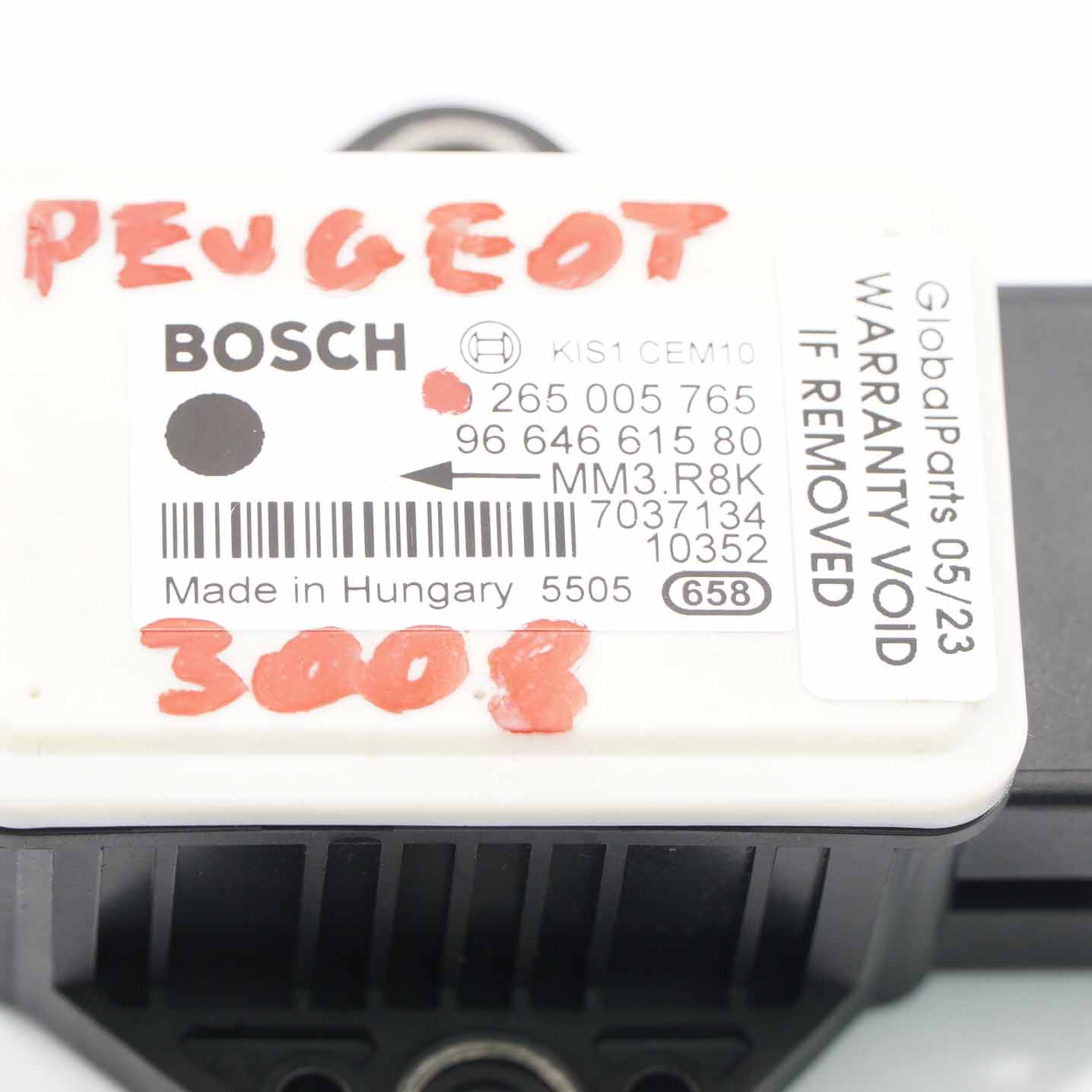 Peugeot 3008 Yaw Sensor ESP Rotation Rate Acceleration Control Unit 9664661580