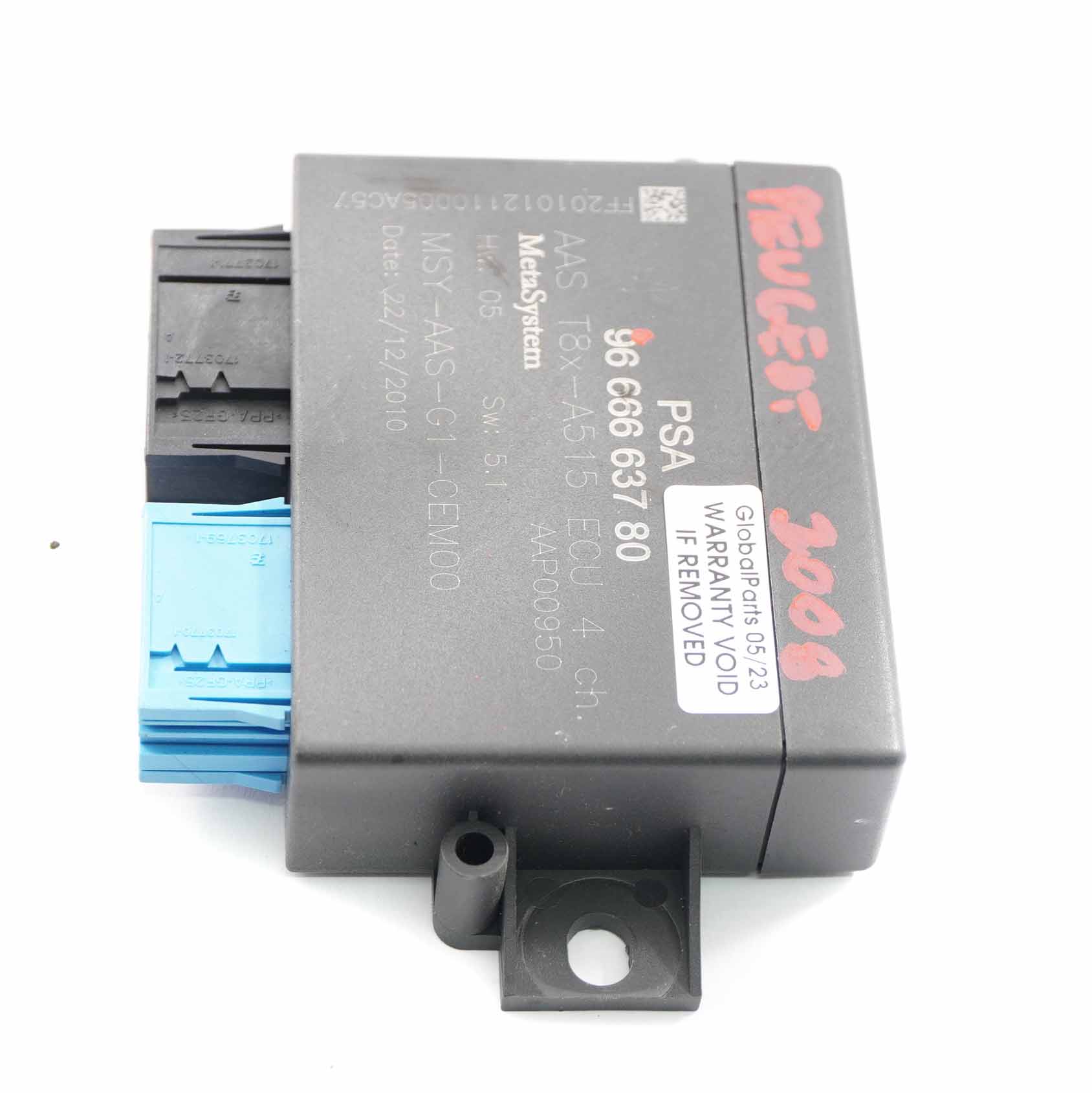 Peugeot 3008 PDC Module Parking Distance Control Unit ECU 9666663780