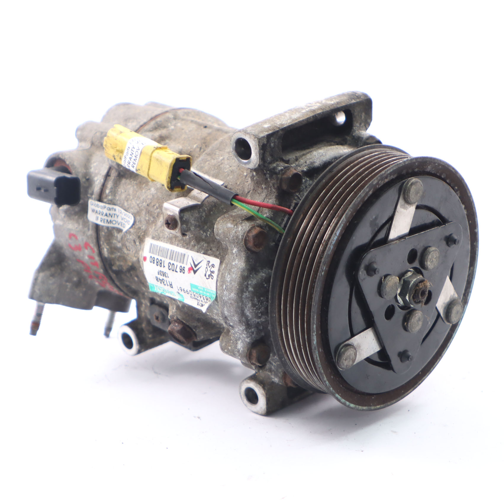 Citroen C3 1.6 HDI Air Conditioning Compressor Air Con A/C Pump 9670318880