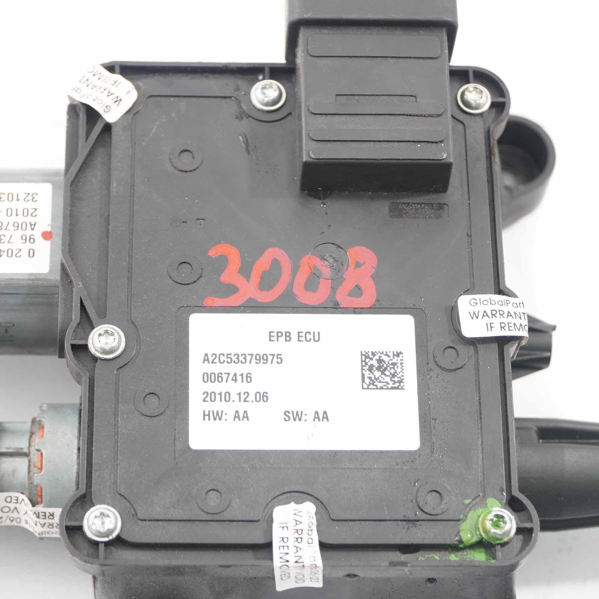 Peugeot 3008 Handbrake Actuator Electric Parking Brake Control Unit 9673094880