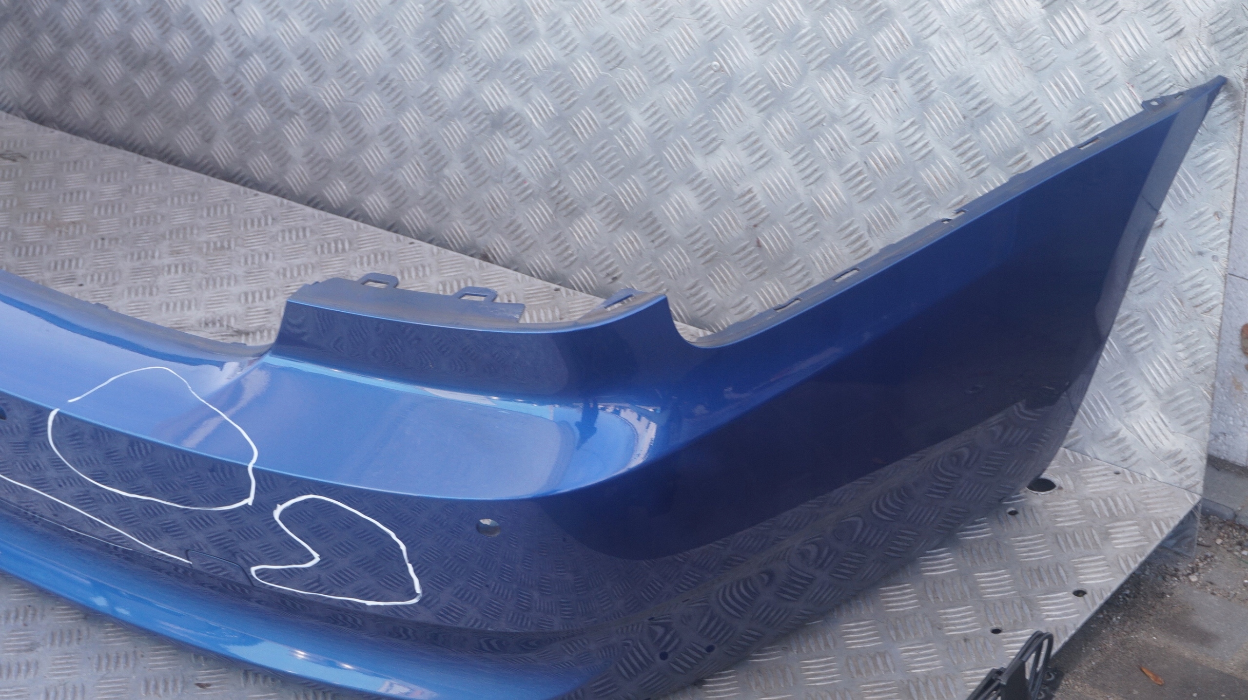 BMW 3 Series E92 E93 Rear Bumper Panel PDC Montegoblau Blue - A51