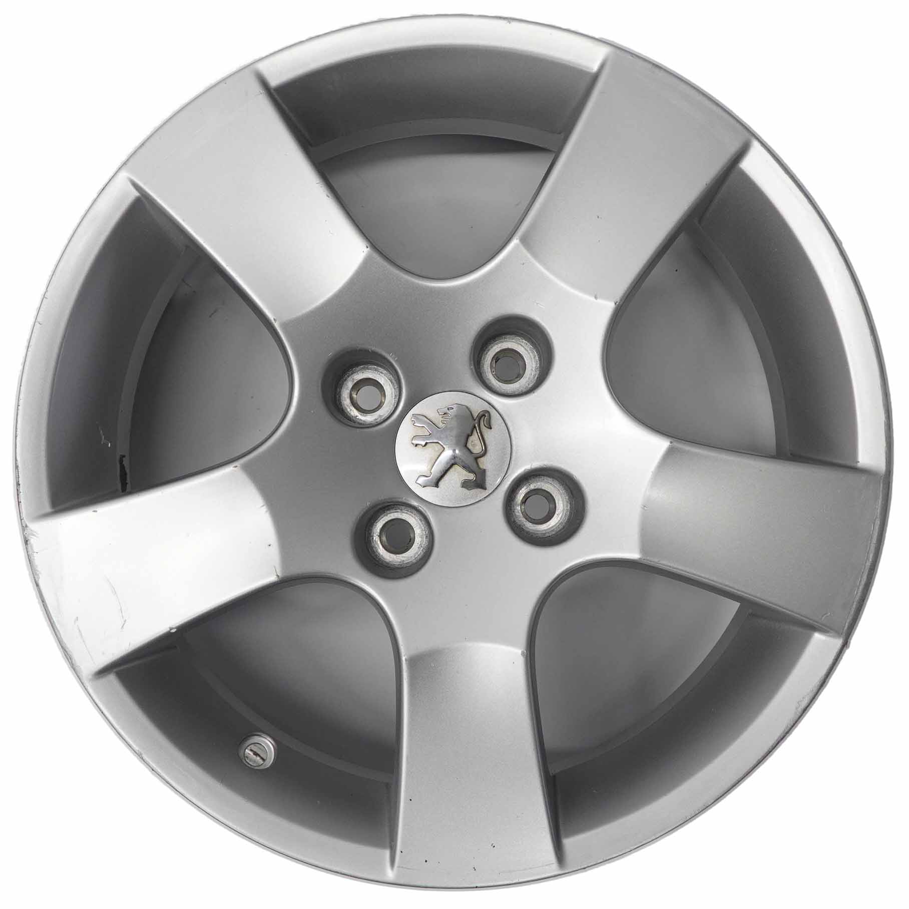 Peugeot 207 Silver Wheel Alloy Rim 16" 6J ET:27 9686100080