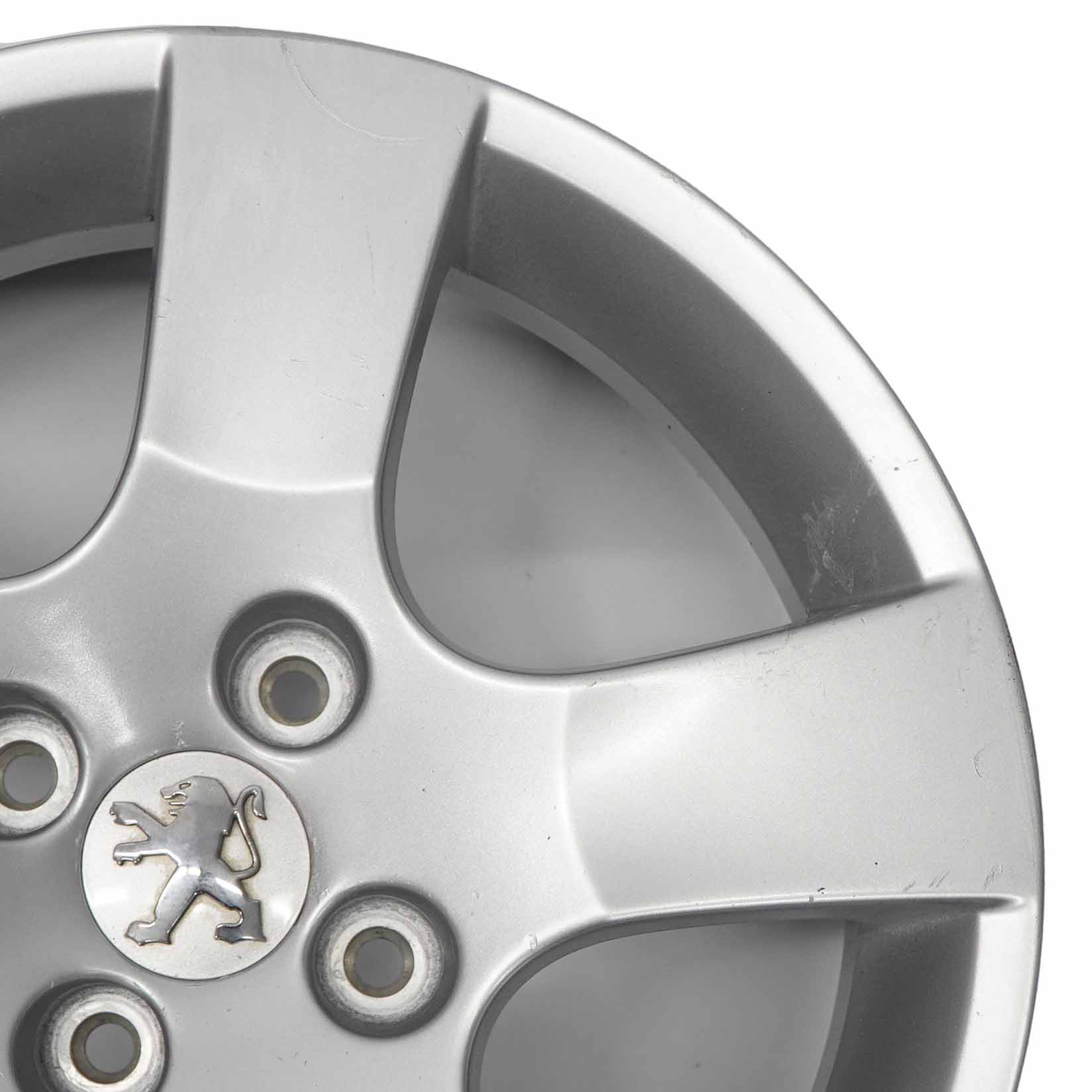 Peugeot 207 Silver Wheel Alloy Rim 16" 6J ET:27 9686100080