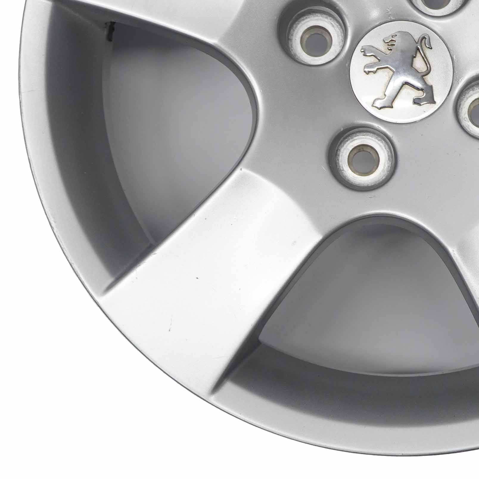 Peugeot 207 Silver Wheel Alloy Rim 16" 6J ET:27 9686100080