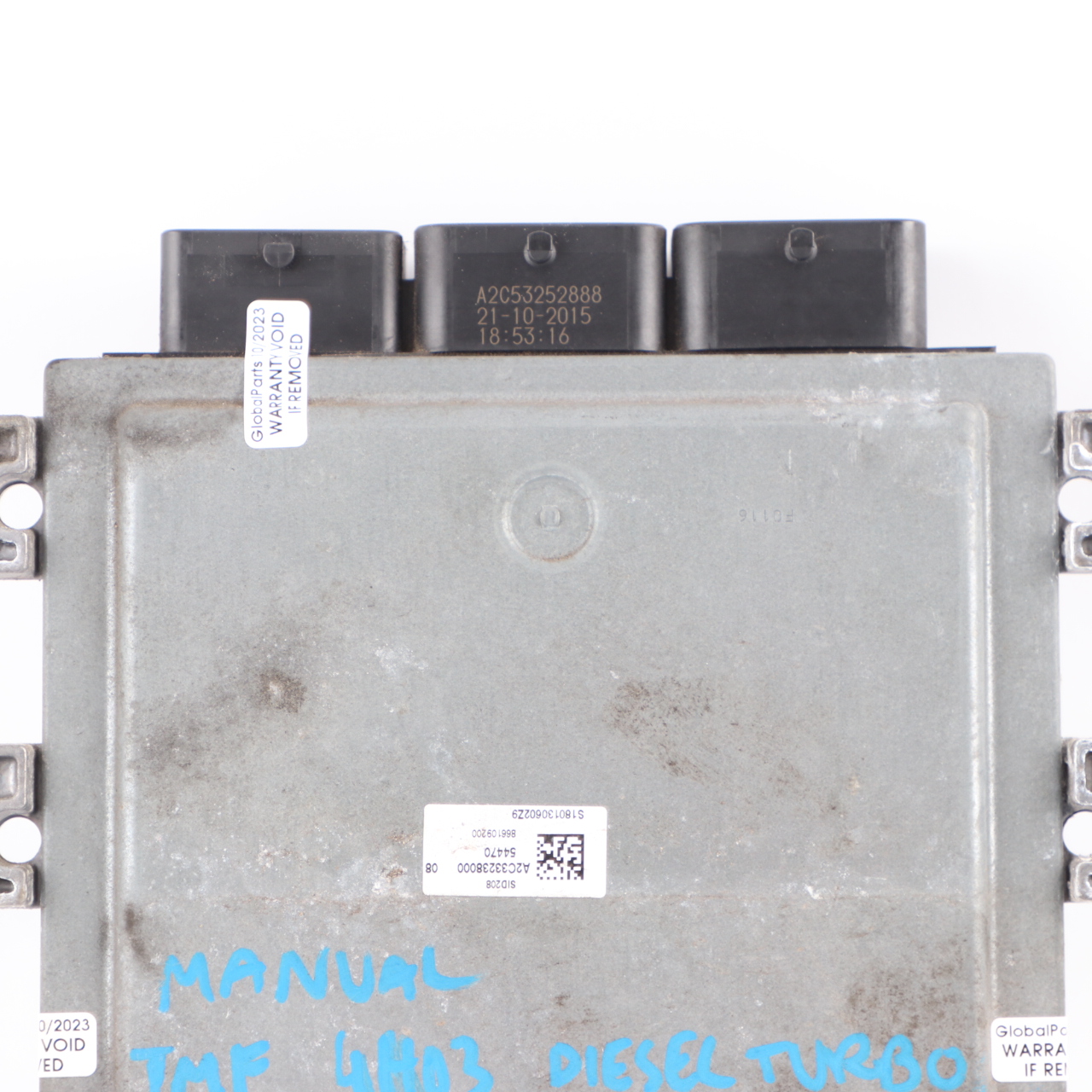 Peugeot Boxer Citroen Relay 4H03 TMF 130HP Engine Control Module ECU 9691854880