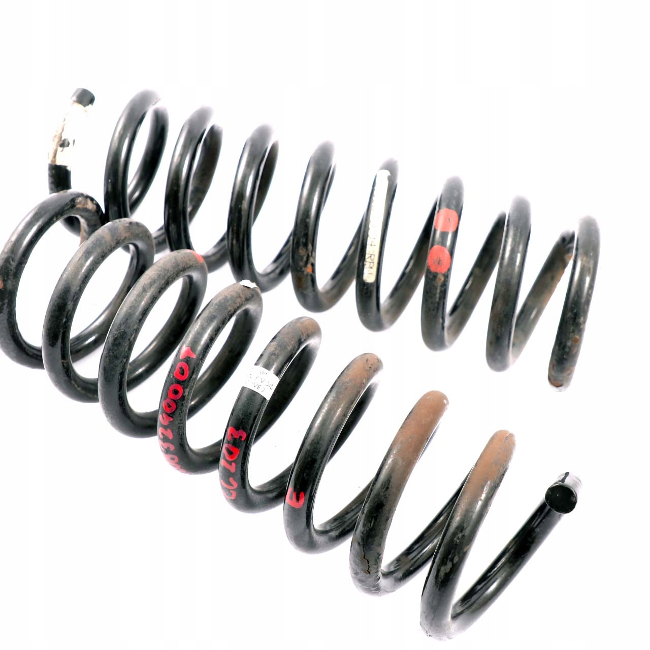 Mercedes-Benz CLC CL203 CLK C208 Rear Coil Spring Suspension Set A2083240004