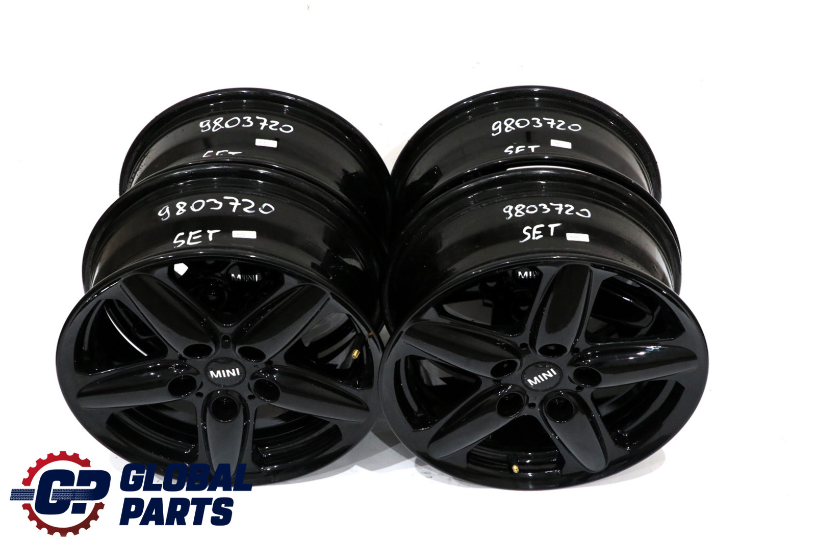 Mini Cooper R60 Complete Set 4x Wheel Rim 16" 6,5J ET:46 5-Star Single Spoke