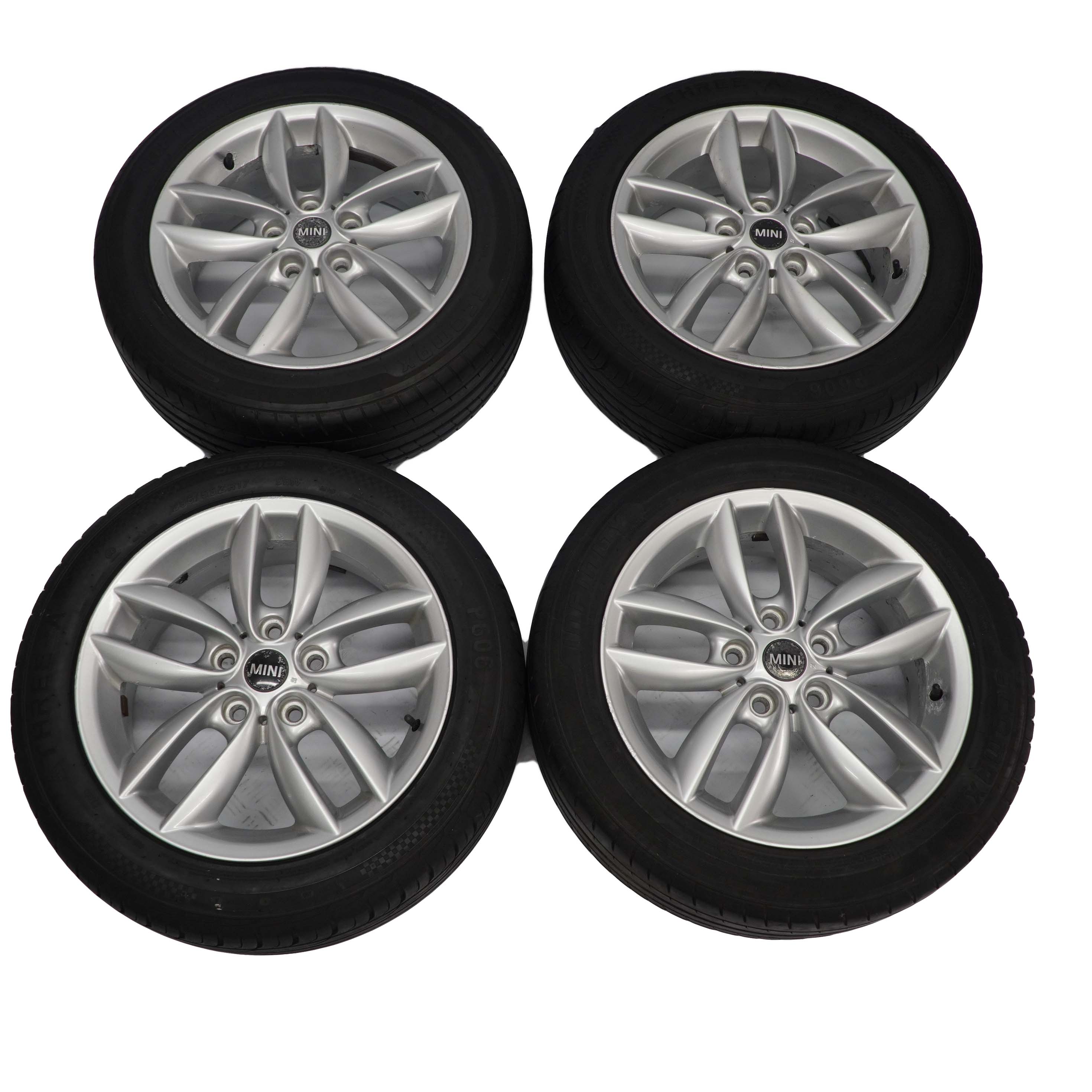 Mini R60 R61 Complete Set 4x Wheel Alloy Rim Tyre 17" 7J 5-Star Double Spoke 124