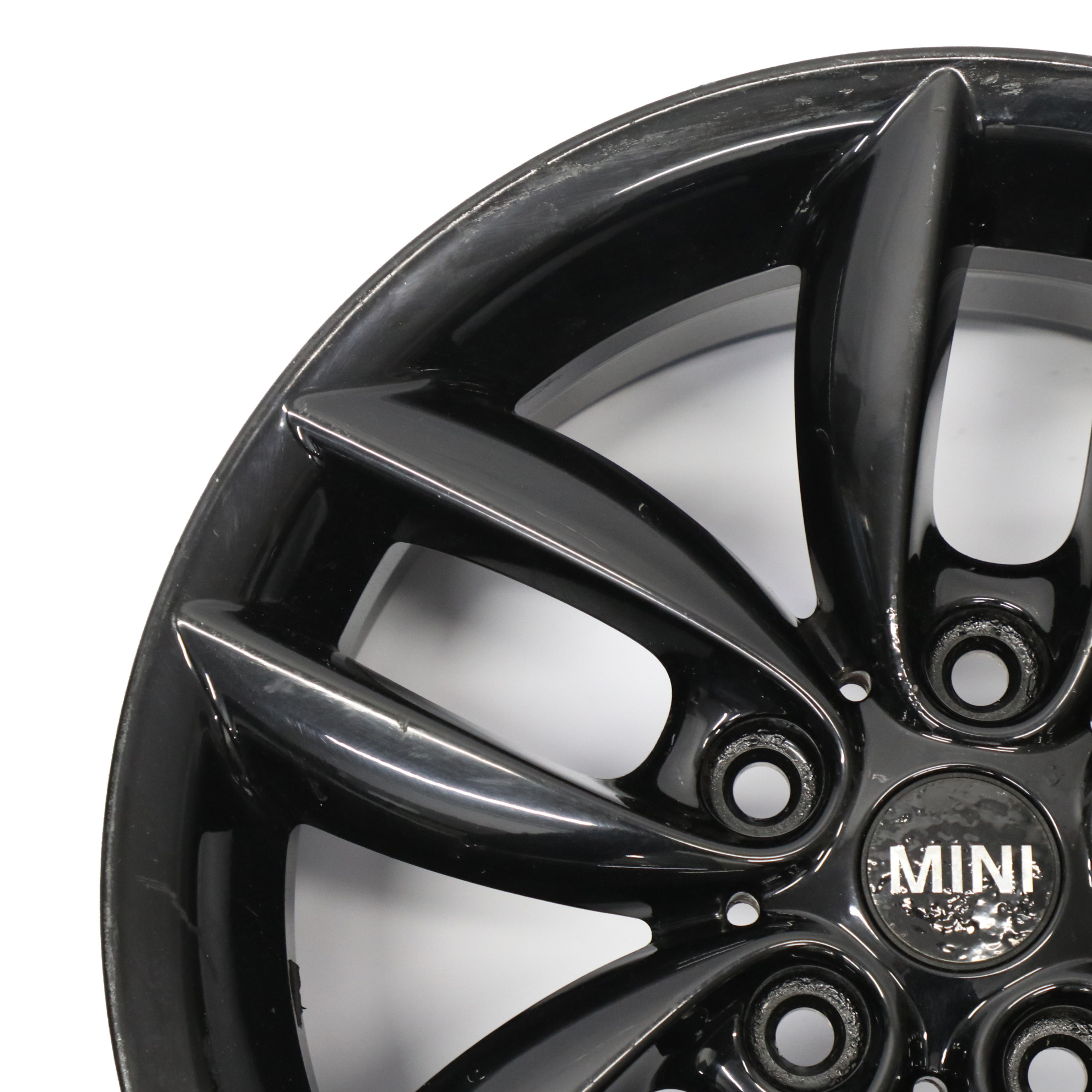 Mini Cooper R60 R61 Black Wheel Alloy Rim 17" 7J 5-Star Double Spoke 124