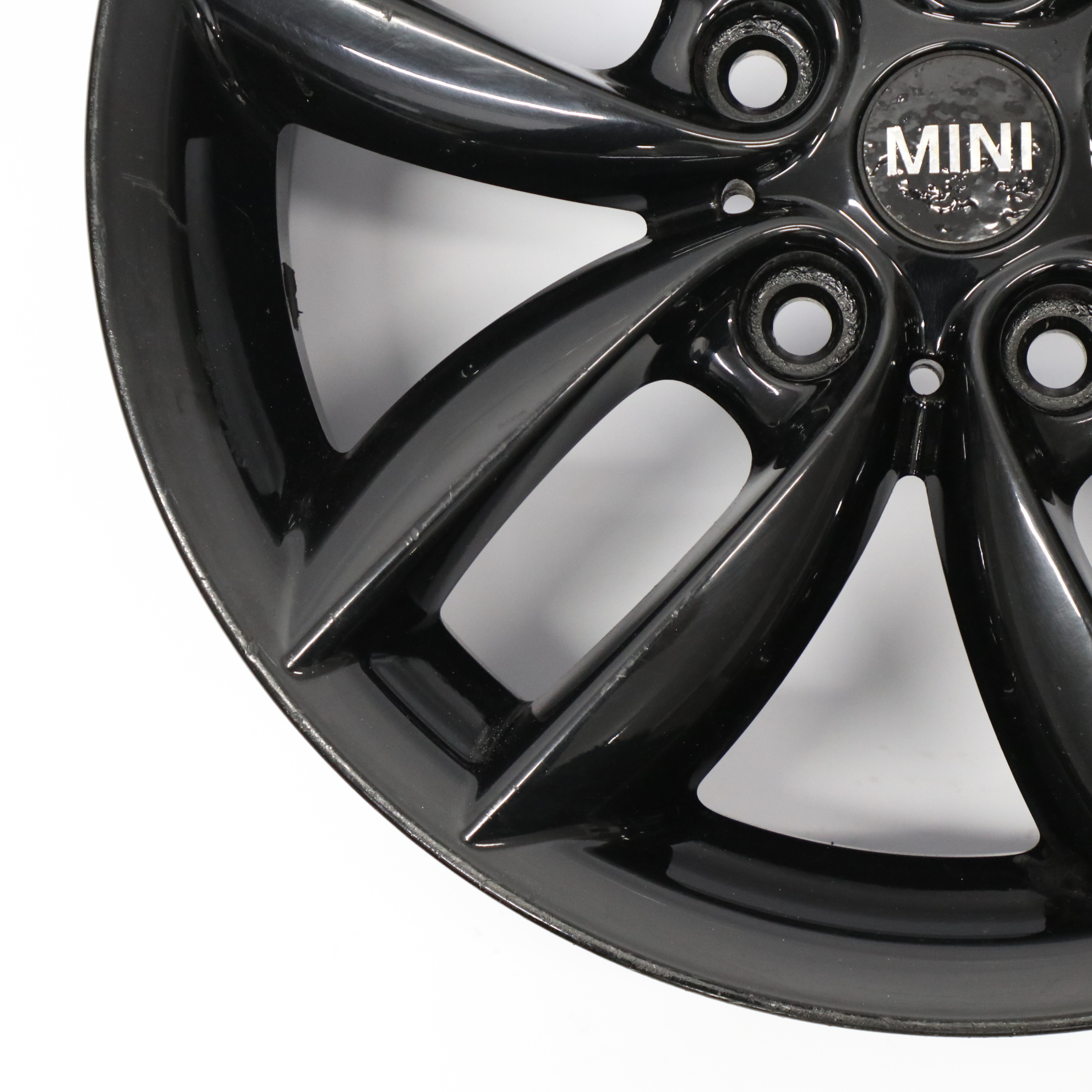 Mini Cooper R60 R61 Black Wheel Alloy Rim 17" 7J 5-Star Double Spoke 124