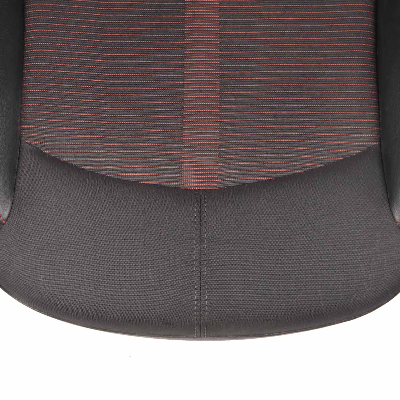 Front Seat Mini R60 Countryman Left N/S Sport Cloth Leather Parallel Lines Red