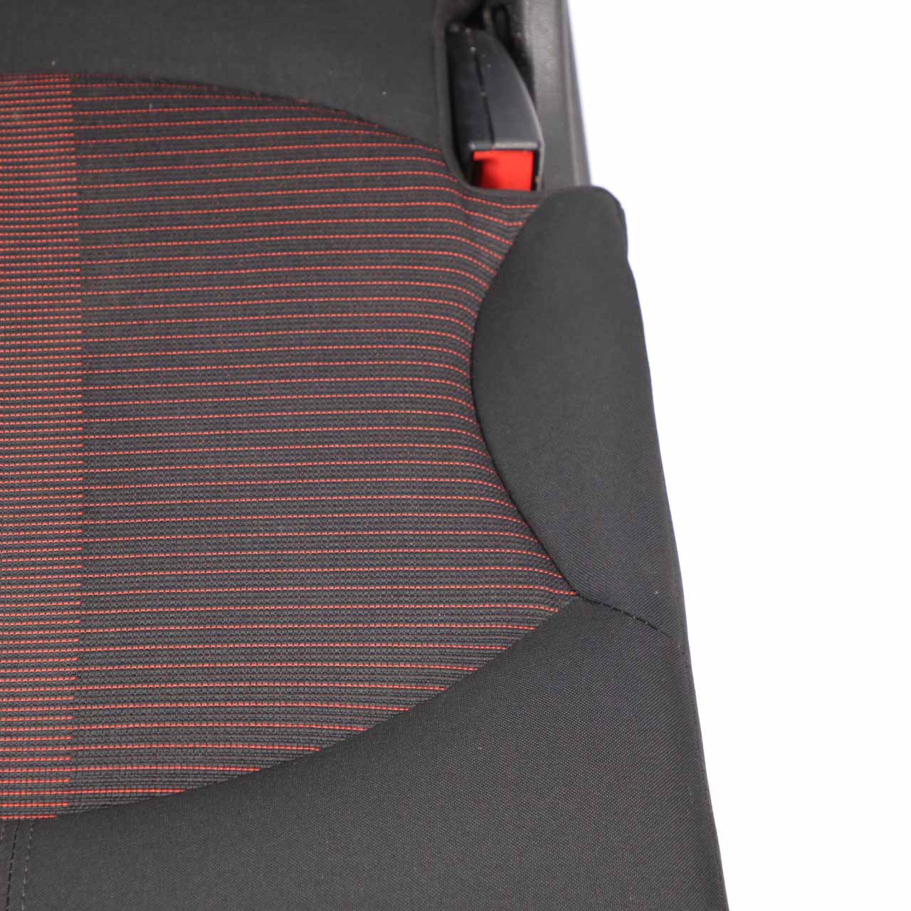 Mini R60 Rear Seat Folding Right O/S Countryman Cloth Leather Parallel Lines Red