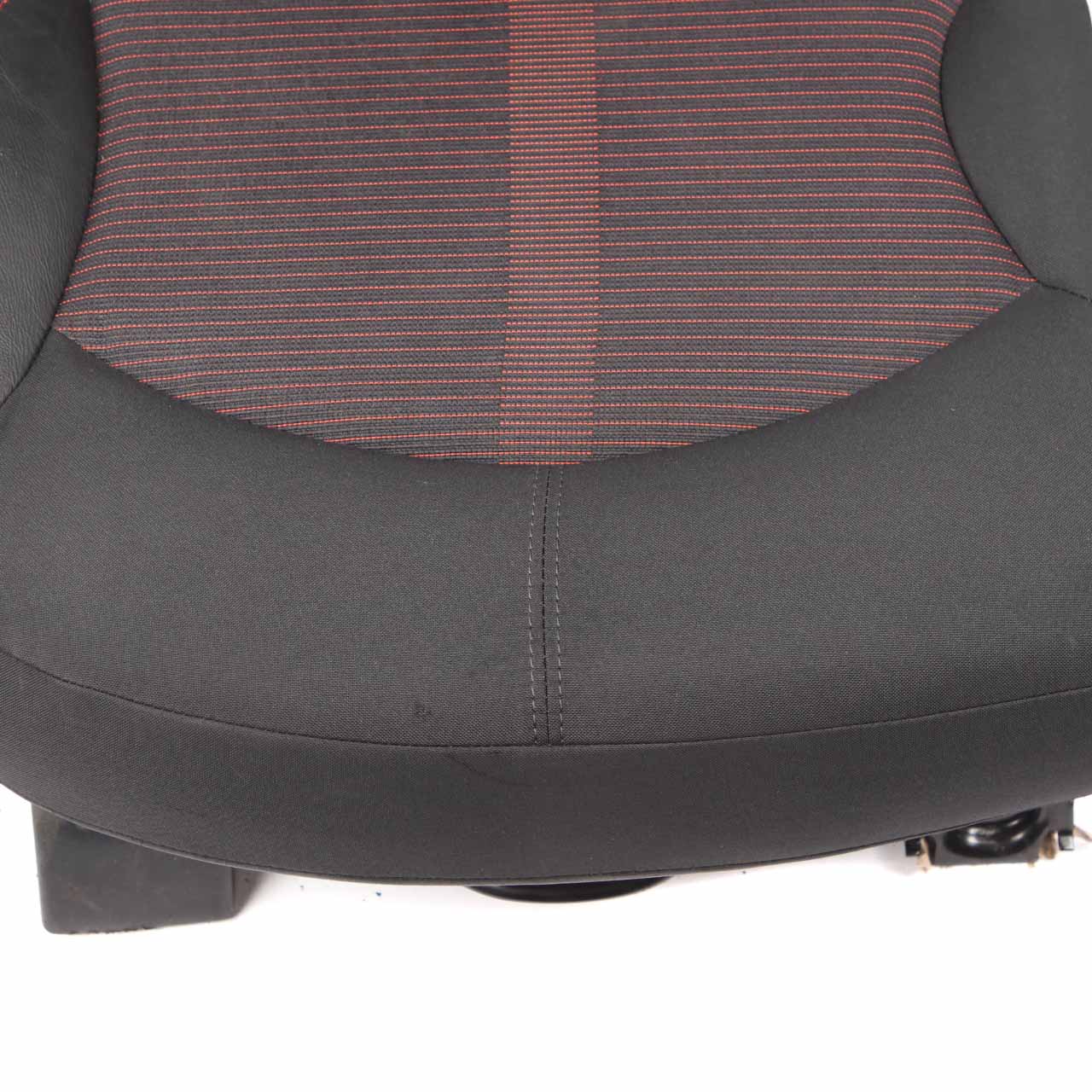 Mini R60 Rear Seat Folding Right O/S Countryman Cloth Leather Parallel Lines Red