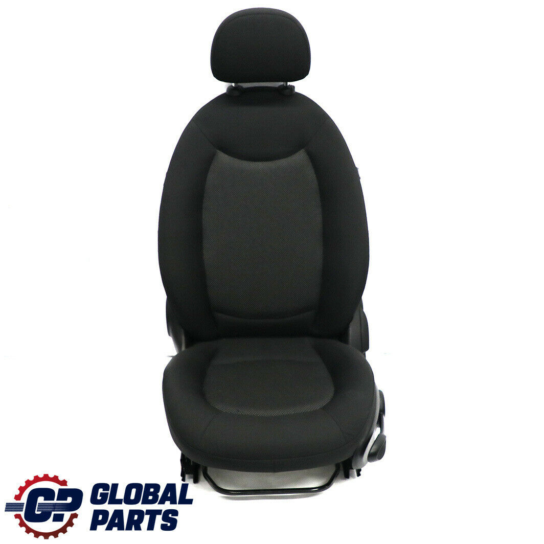 Mini Cooper One R60 Countryman Front Left N/S Cloth Fabric Seat Panther Black