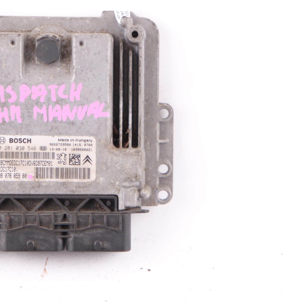 Citroen Dispatch Jumpy III 9HM DV6UC 1.6 Diesel Engine Module ECU 9807885980