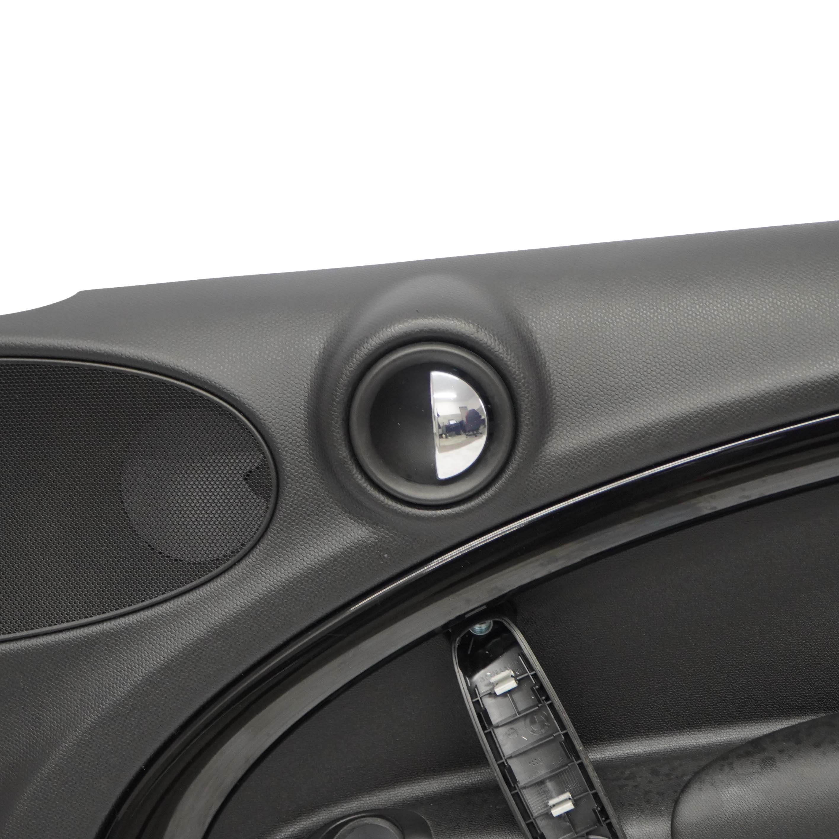 Mini Countryman R60 Front Right O/S Door Card Trim Panel Carbon Black