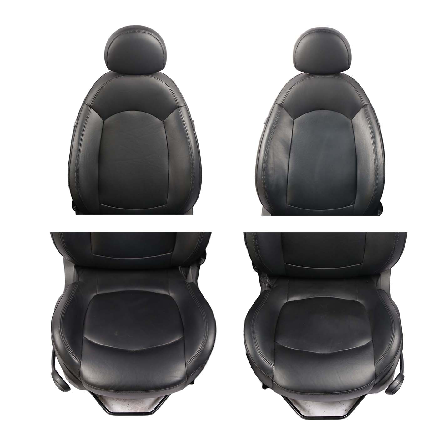 Seats Mini Paceman R61 Cooper Full Black Leather Gravity Front Rear Seat Set