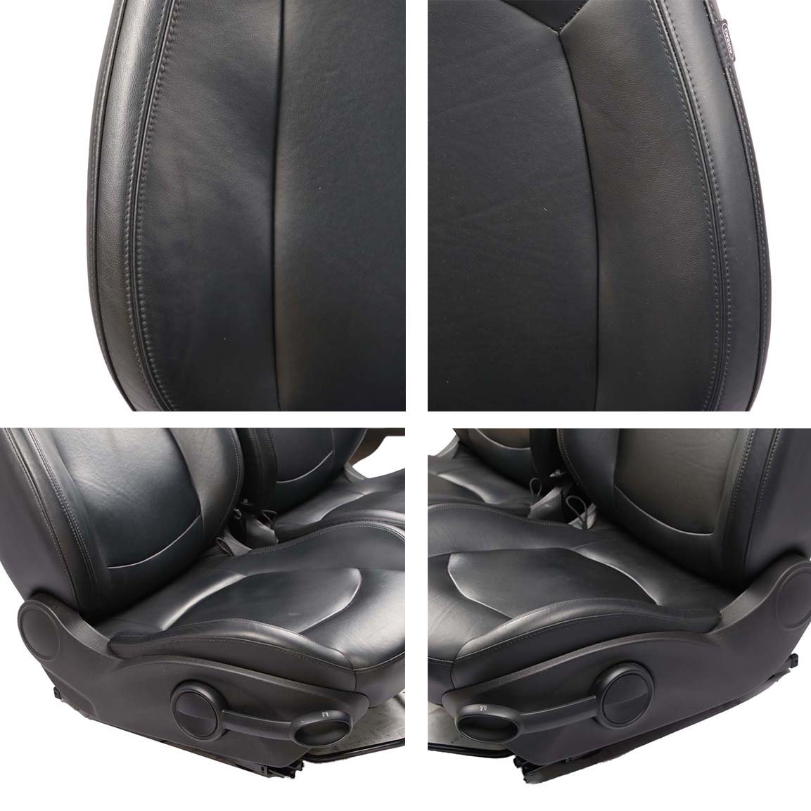 Seats Mini Paceman R61 Cooper Full Black Leather Gravity Front Rear Seat Set