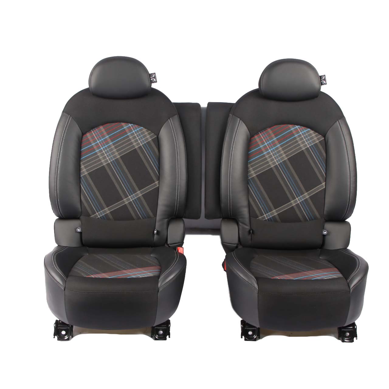 Seats Mini Paceman R61 Cooper Cloth Fabric Leather Carbon Black Front Rear Seat