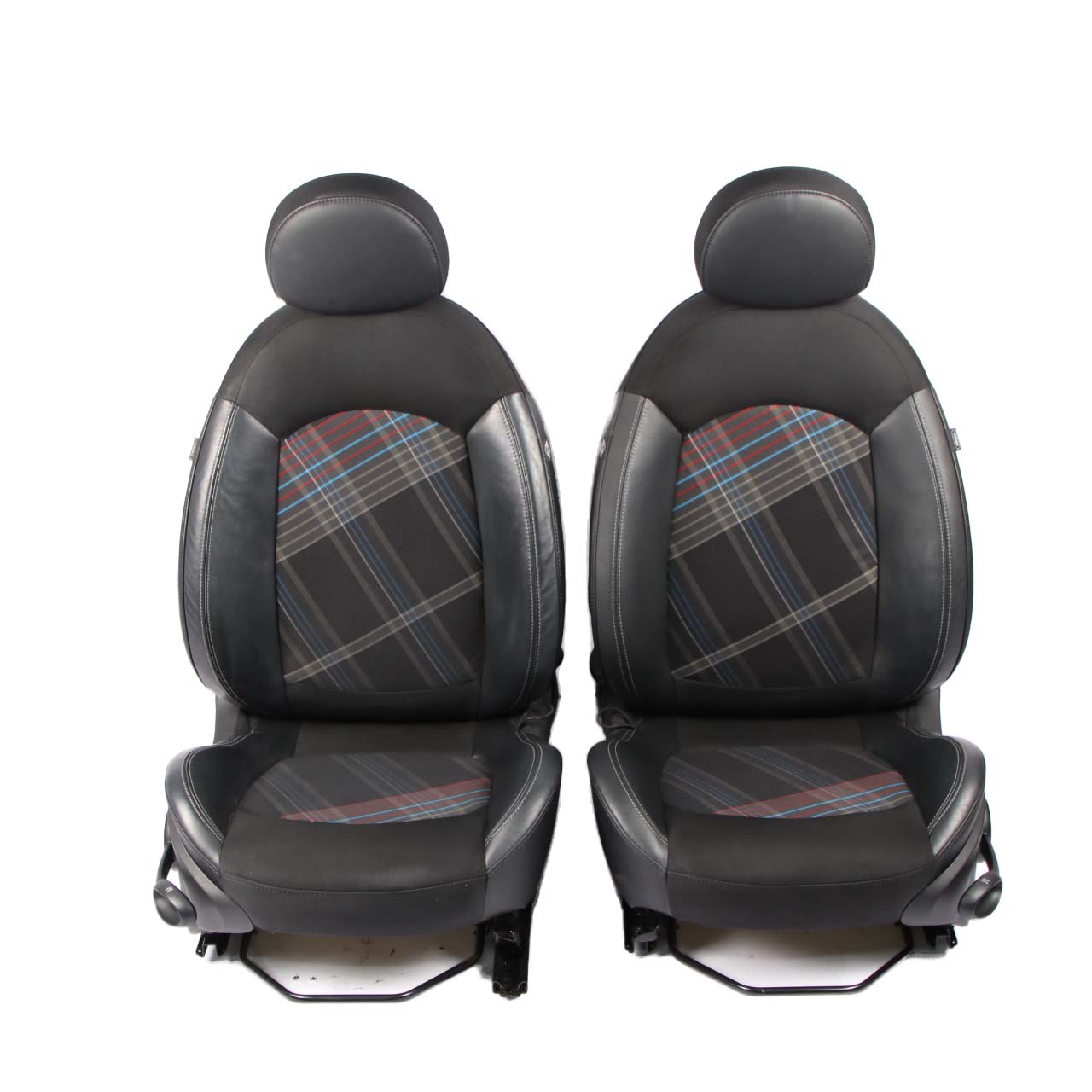 Seats Mini Paceman R61 Cooper Cloth Fabric Leather Carbon Black Front Rear Seat