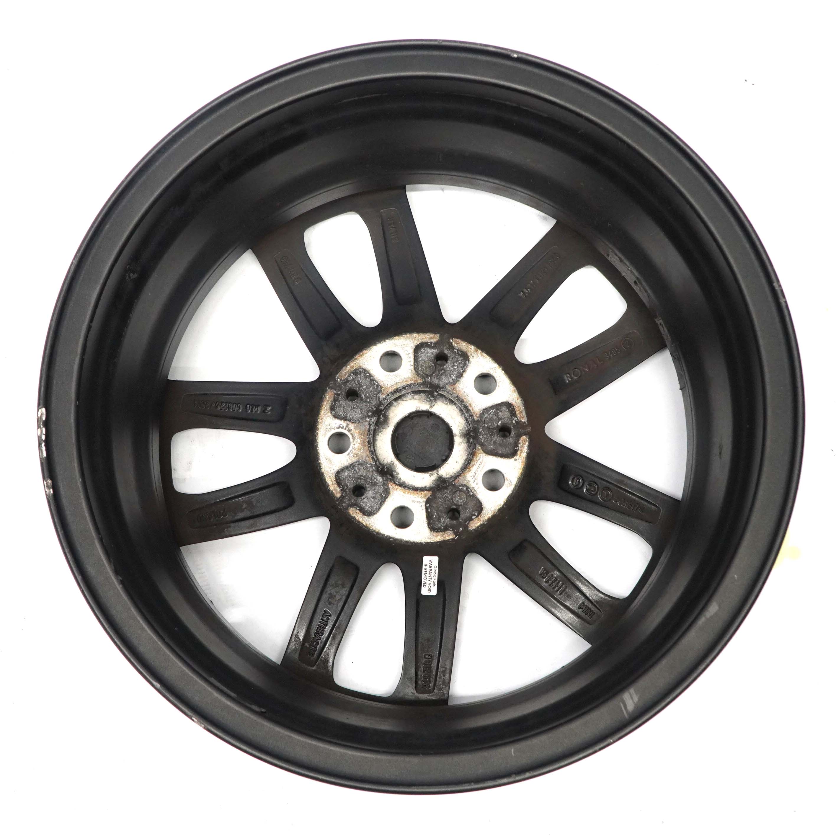 Mini R60 R61 Anthracite Wheel Alloy Rim 17" 7J ET:50 Triangle Spoke 141 9812676