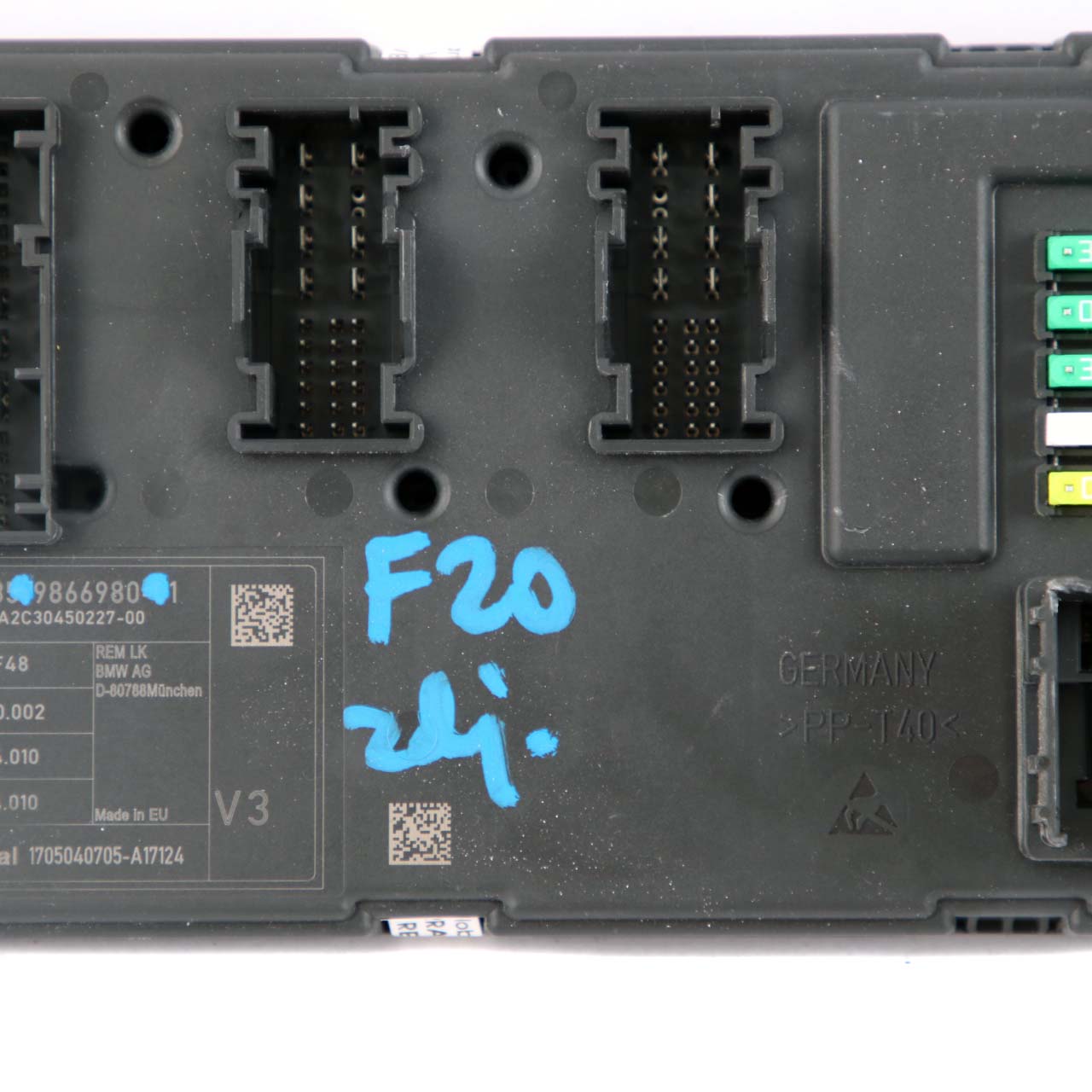 BMW F20 Body Control Unit Module REM Fuse Box 9866980