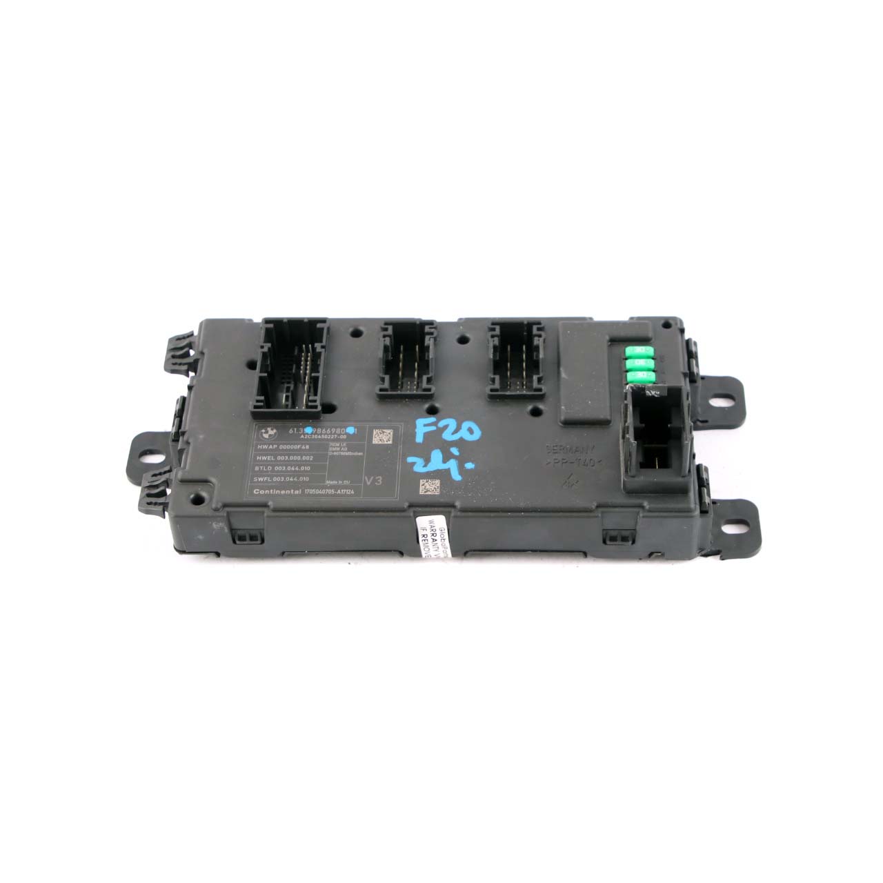 BMW F20 Body Control Unit Module REM Fuse Box 9866980