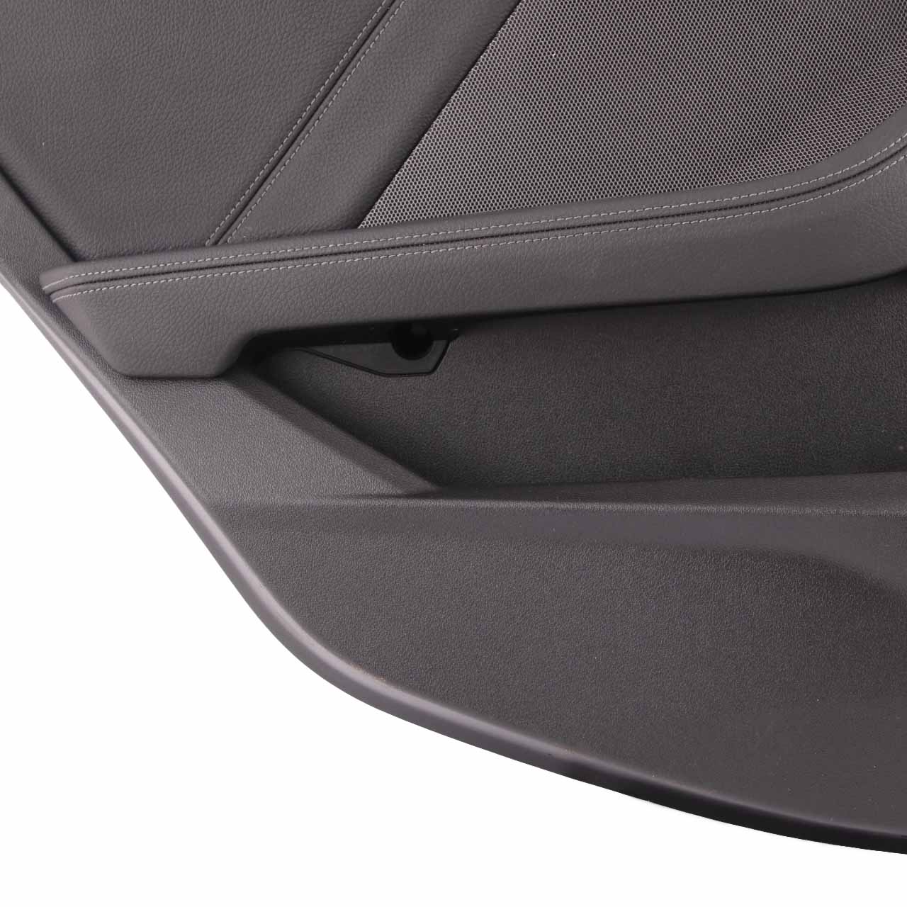 BMW F40 Door Card Rear Left N/S Lining Trim Black Perforated Leather Dakota