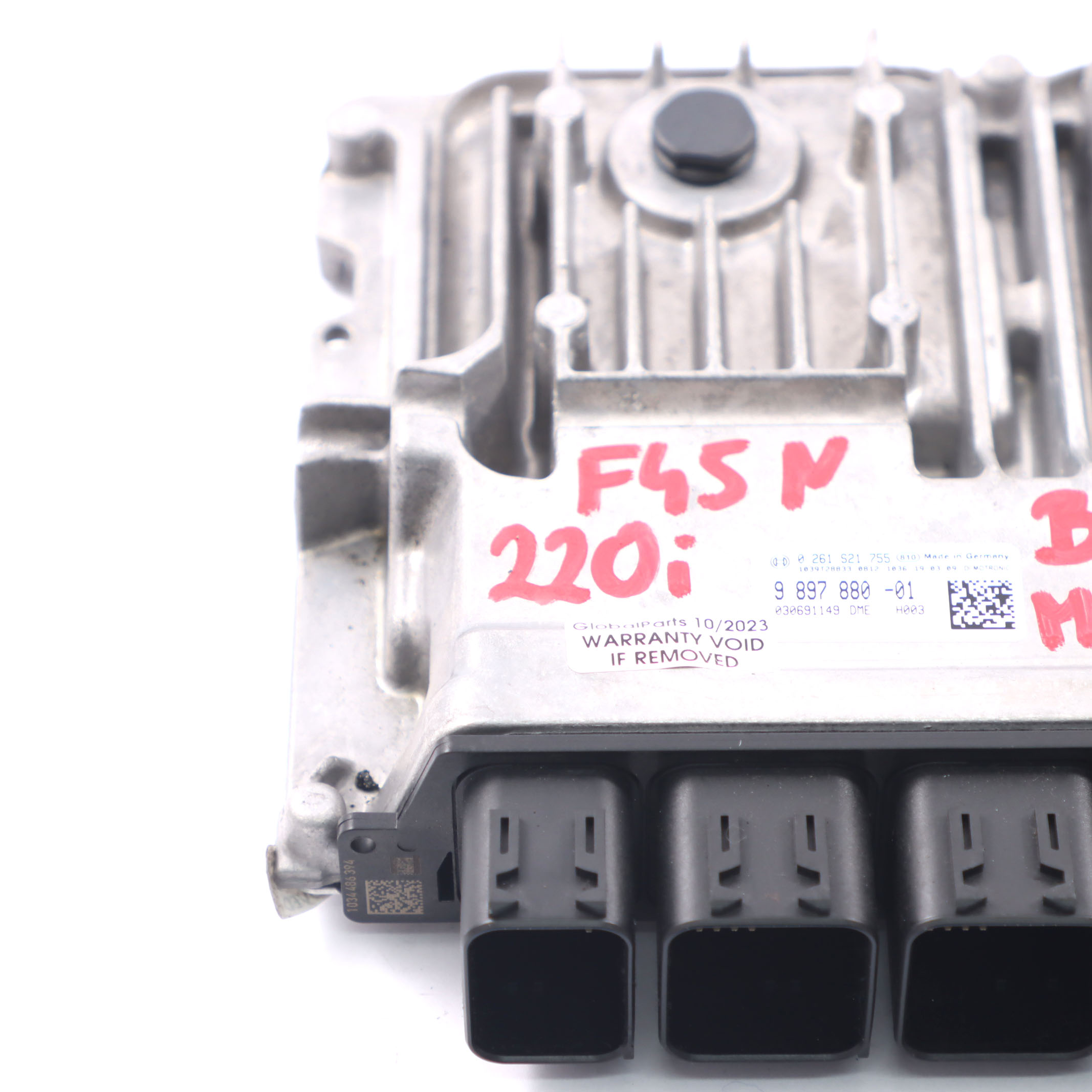 BMW F45 LCI 220i B48C 192HP Petrol Engine ECU DME 9897880 + BDC + Key Manual