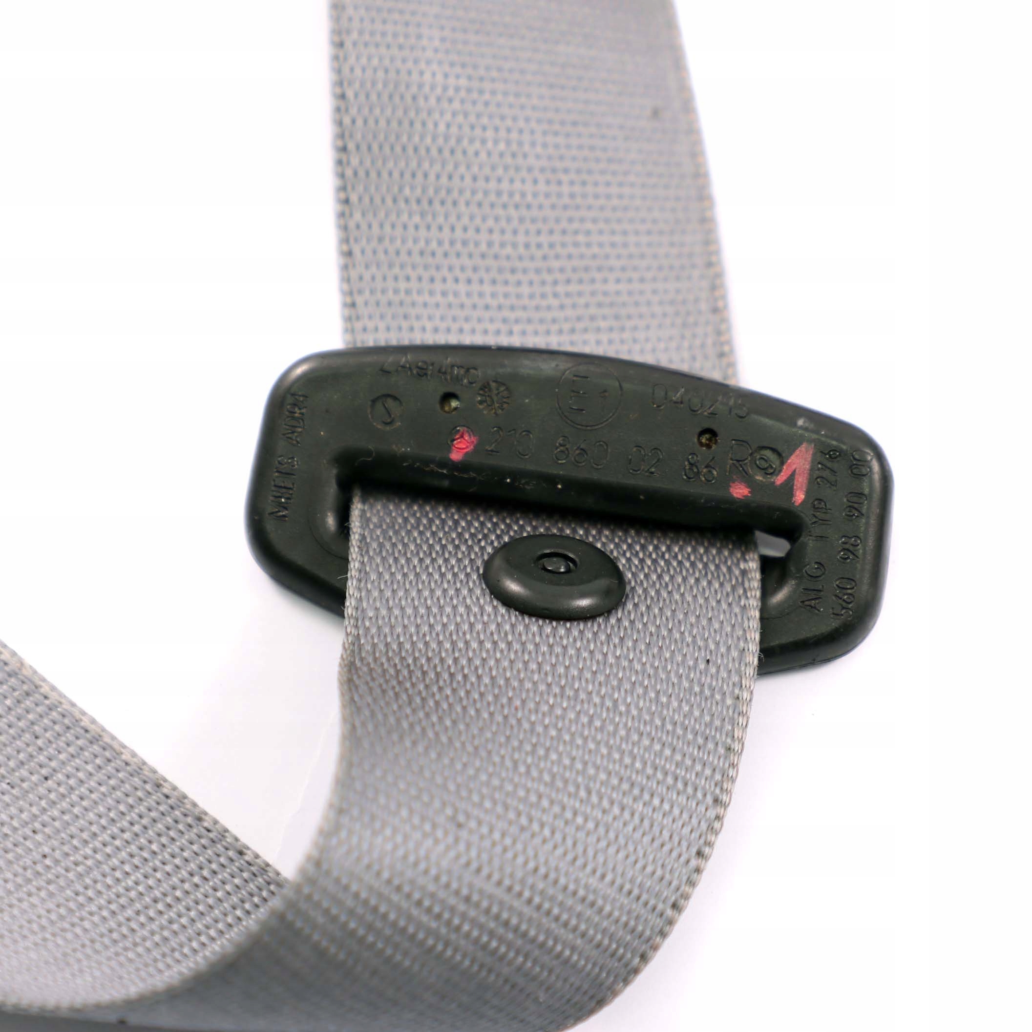 Mercedes-Benz E-Class W210 Front Right O/S Seat Belt Grey A2108600286