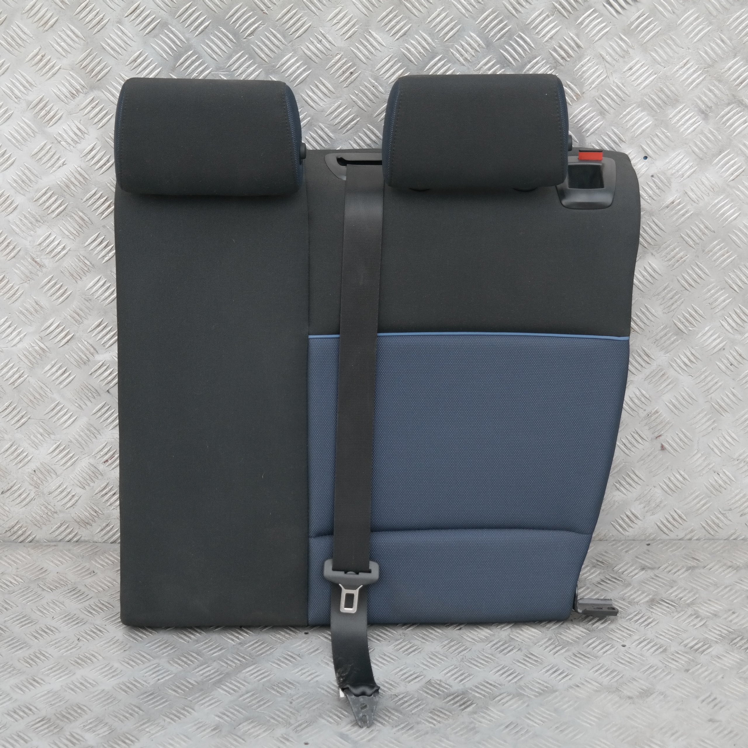 BMW 1 Series E81 E87 Rear Seat Cover Cloth Backrest Left N/S Monaco Blue Network