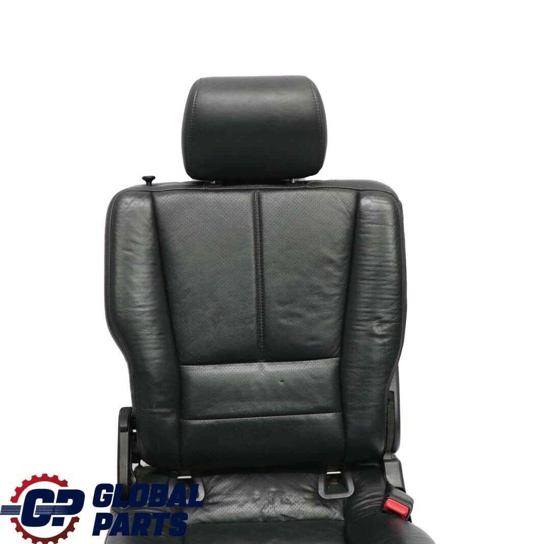 Mercedes ML W163 Black Leather Bench Backrest Rear Right O/S Seat A1639201846