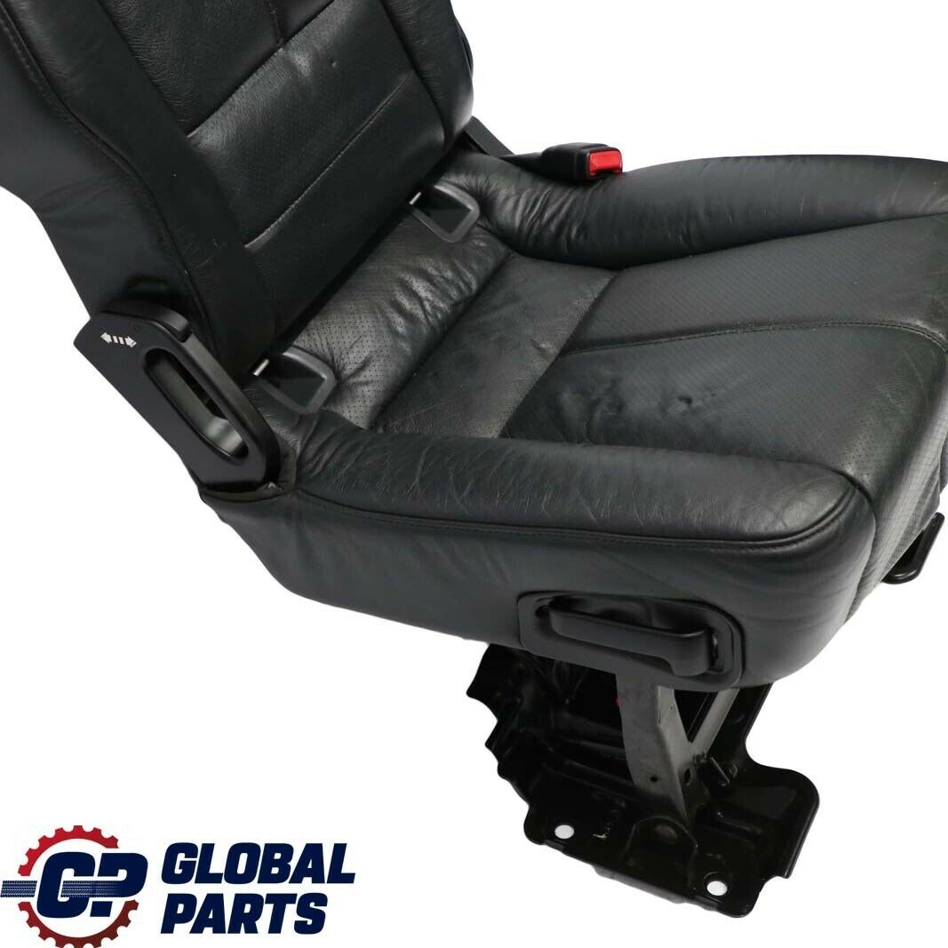 Mercedes ML W163 Black Leather Bench Backrest Rear Right O/S Seat A1639201846