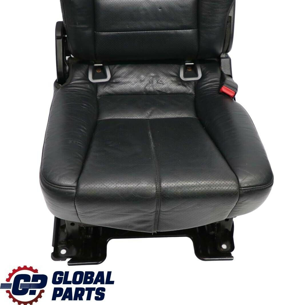 Mercedes ML W163 Black Leather Bench Backrest Rear Right O/S Seat A1639201846