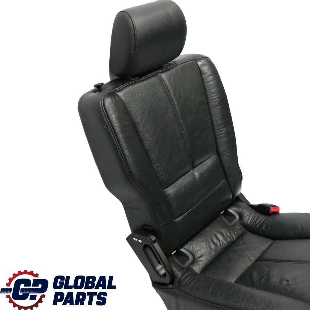 Mercedes ML W163 Black Leather Bench Backrest Rear Right O/S Seat A1639201846