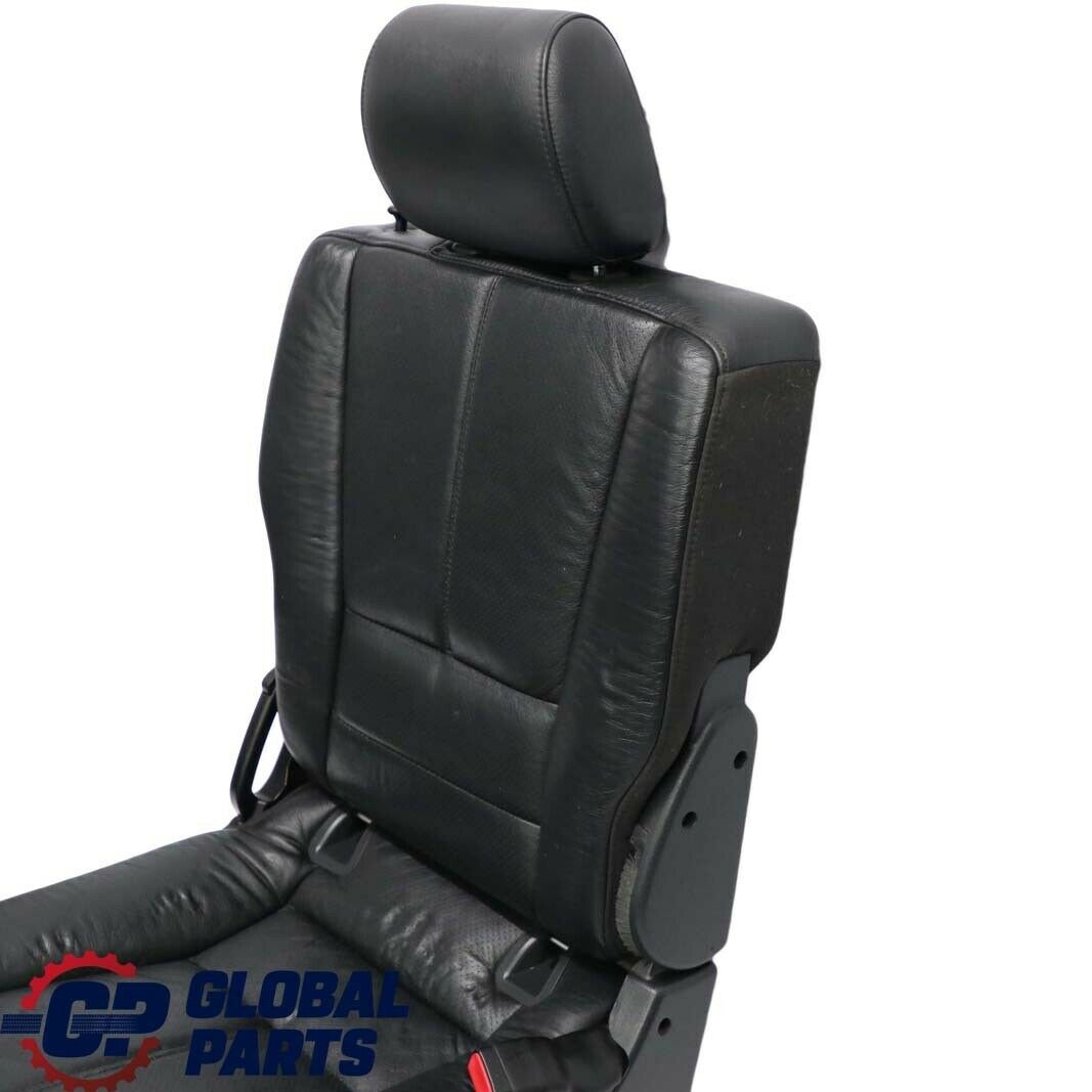 Mercedes ML W163 Black Leather Bench Backrest Rear Right O/S Seat A1639201846