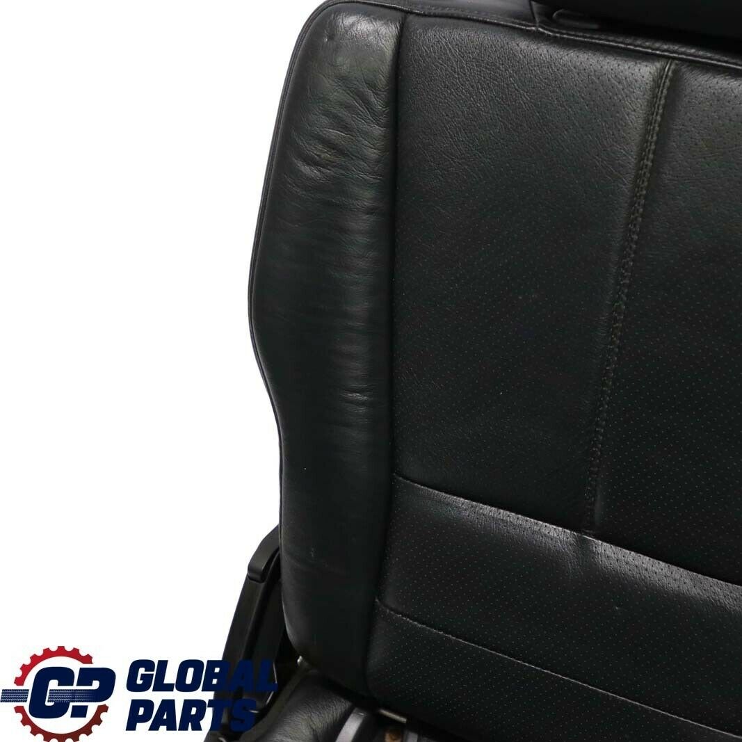 Mercedes ML W163 Black Leather Bench Backrest Rear Right O/S Seat A1639201846