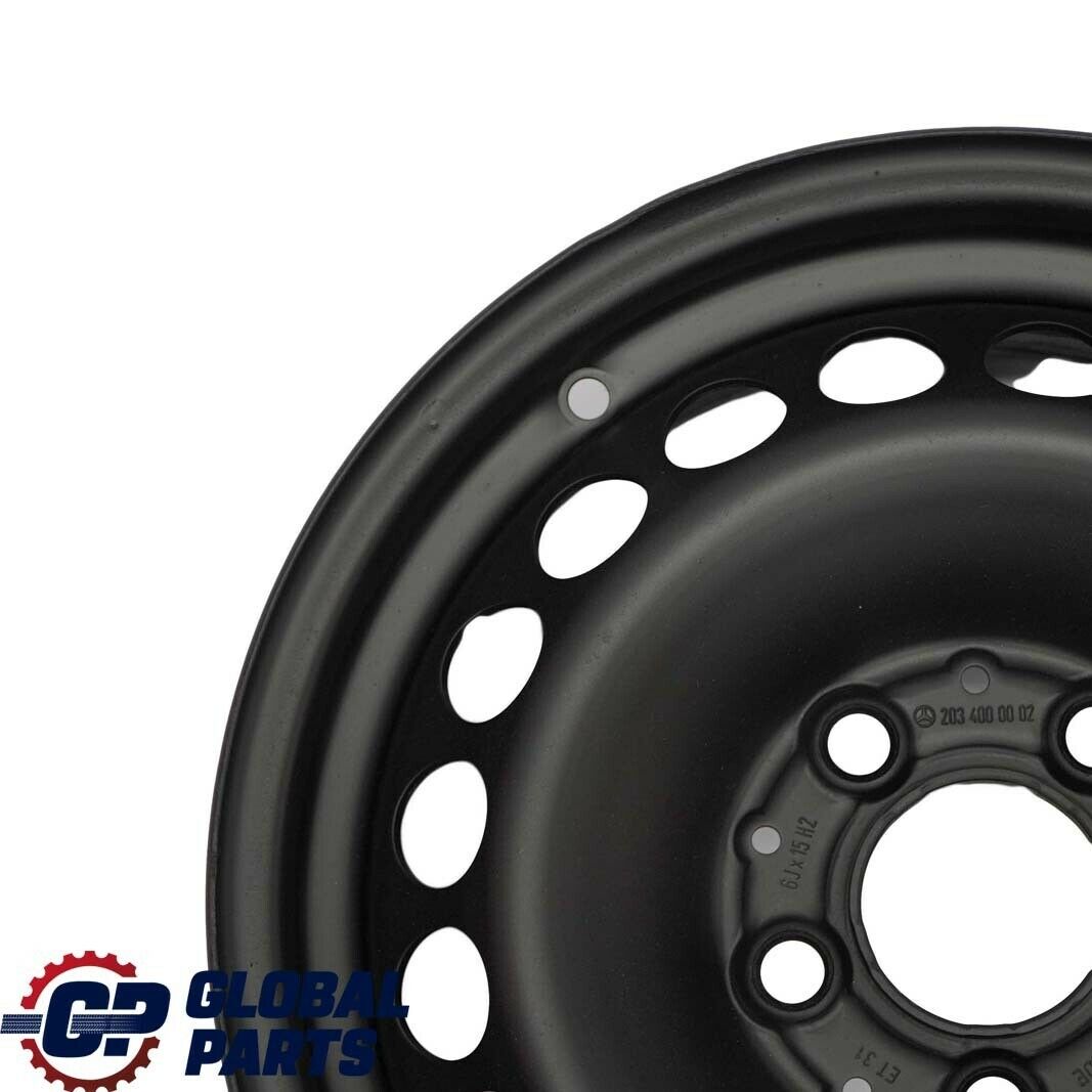 Mercedes-Benz C-Class W203 S203 Black Spare Wheel 15" 6J ET:31 A2034000002